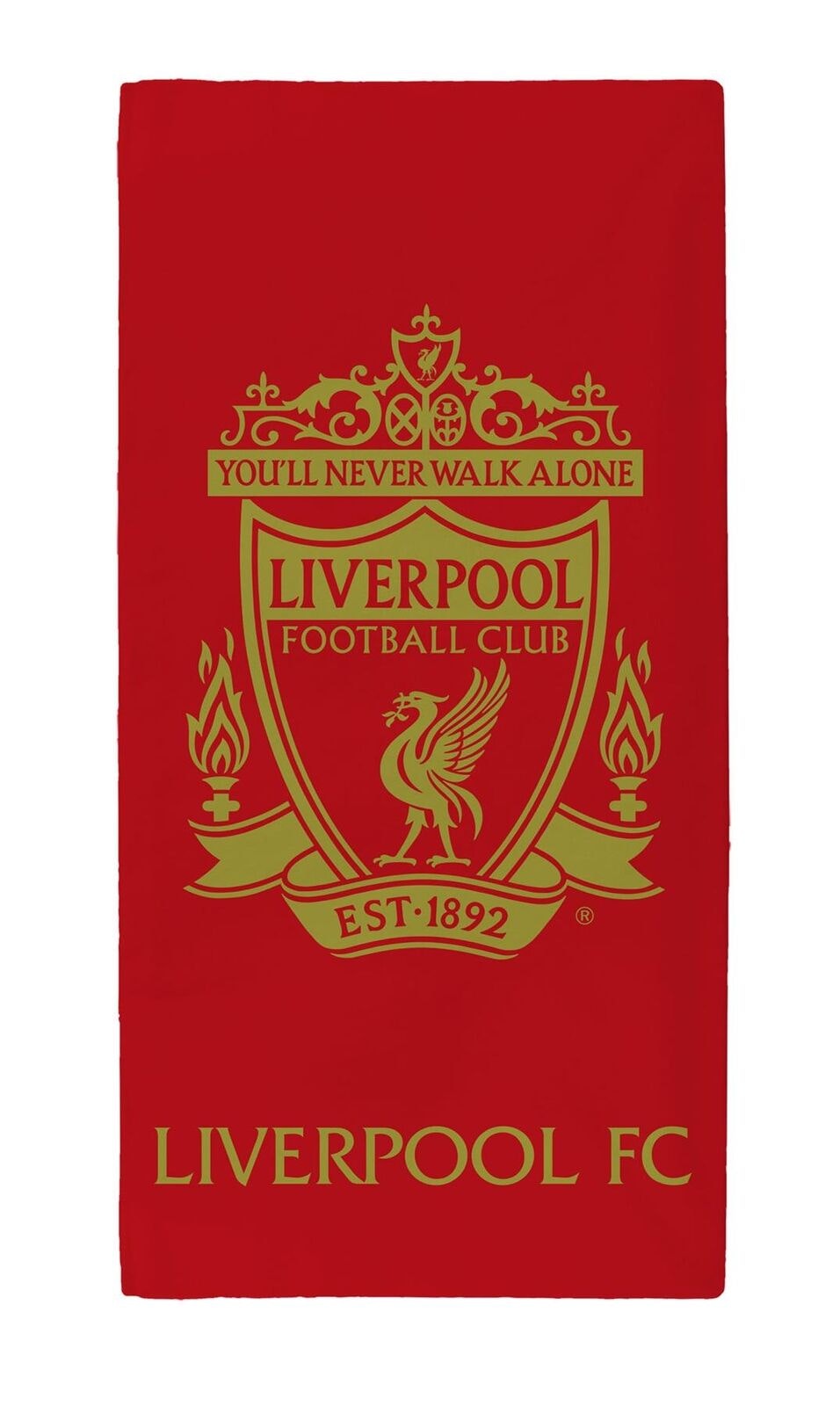 Liverpool Fc Red/Gold & Towel 70X140cm