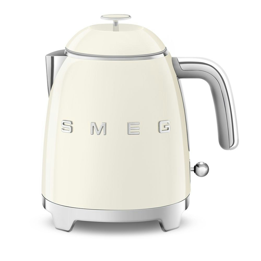 Smeg Cream Klf05 Retro 50'S Style Mini Kettle, 1400W, 0.8L