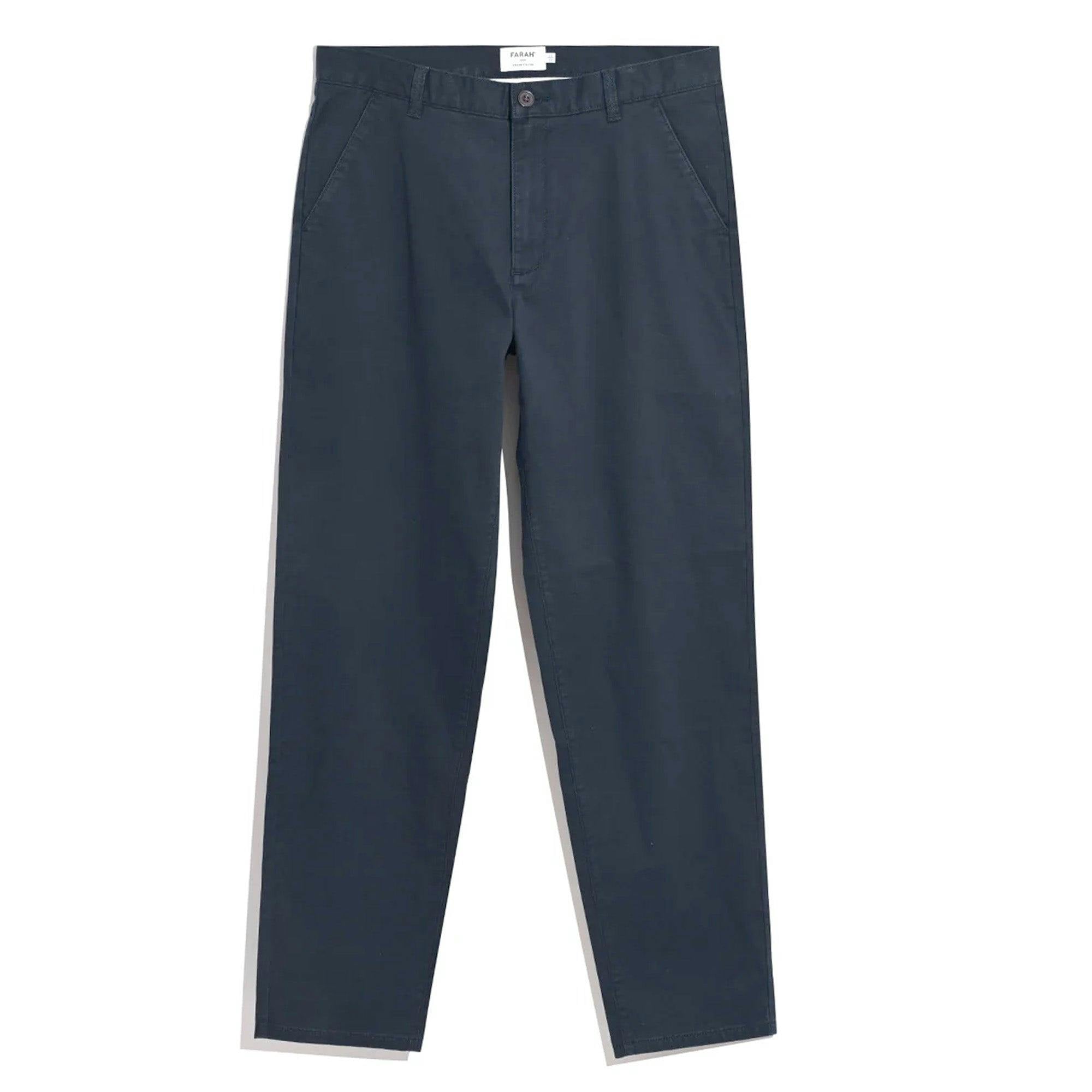 Farah Norwood Regular Fit Chino Trousers - True Navy - 34/32