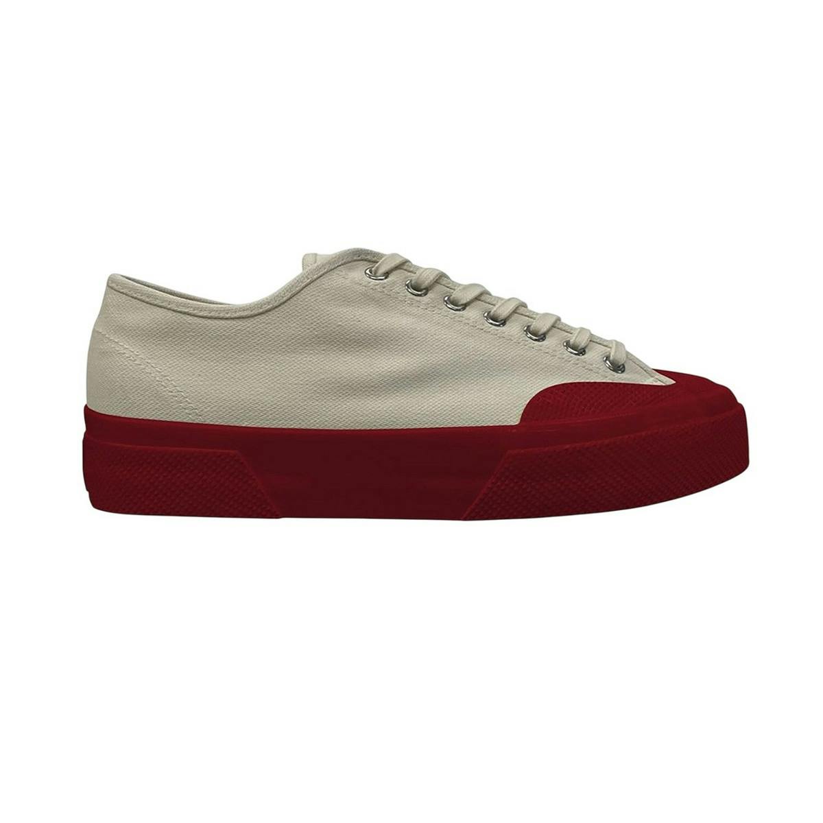 Superga Unisex White/Red Adult 2432 Collect Trainers - Off - 10.5 Uk - Off - 100% Mixed