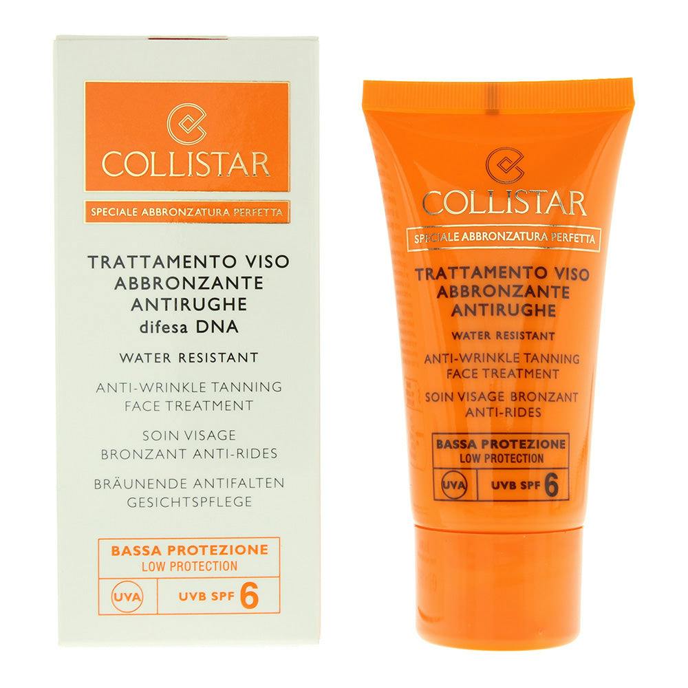 Collistar Cream Anti-Wrinkle Tanning Face Treatment Spf 6 50Ml