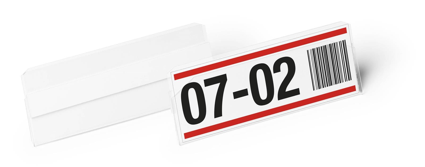 Rackhams Self Adhesive Ticket Label Holder Document Pocket | 10 Pack | 100 X 38Mm
