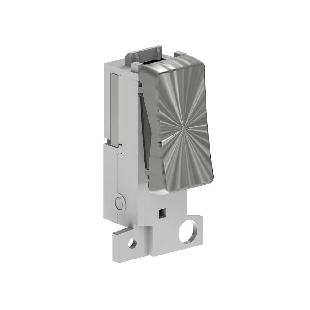 Ener-J 1G Grid Switch Compatible With Click Minigrid Satin Chrome Finish