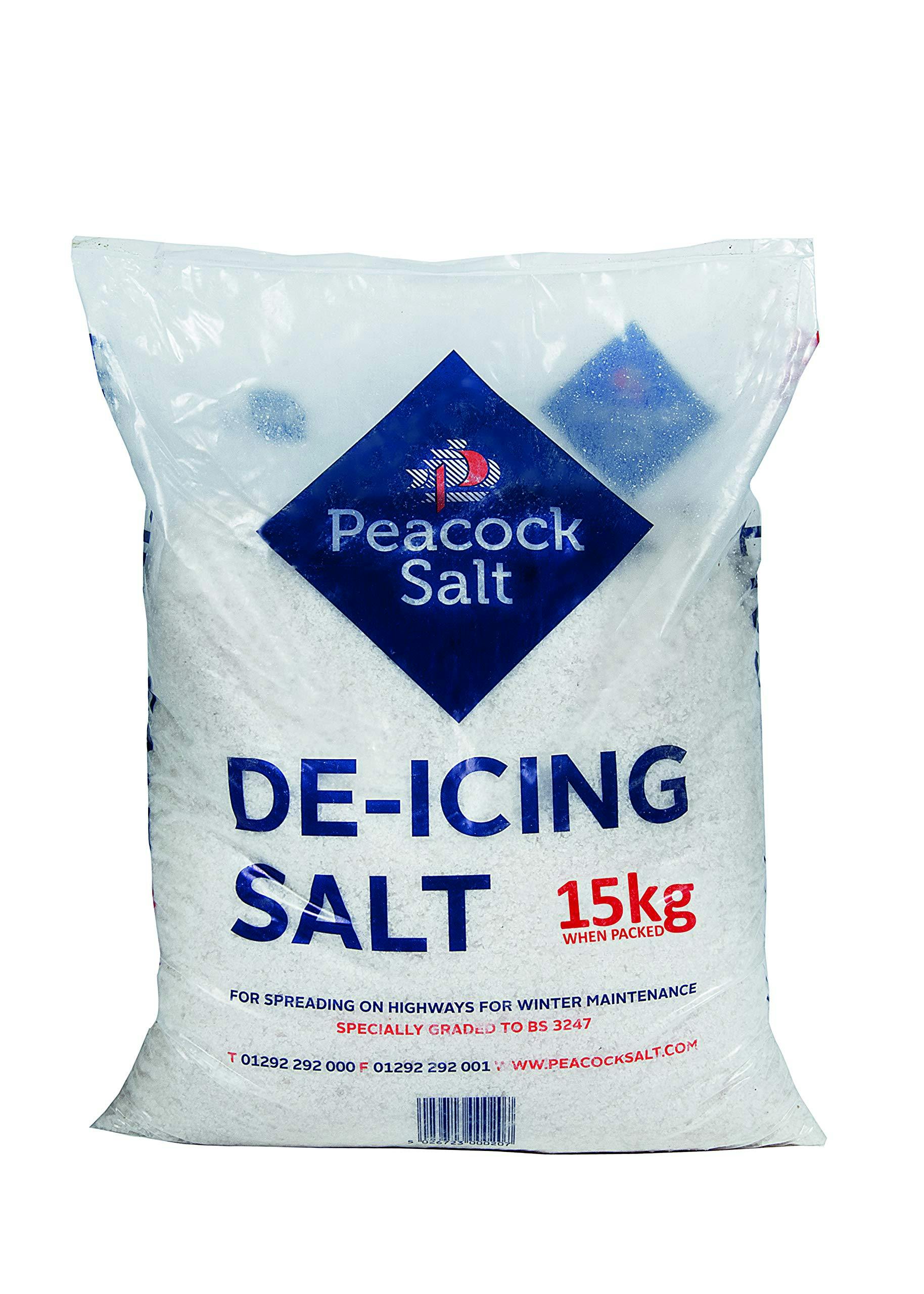 White Peacock De-Icing Salt Bag 15Kg