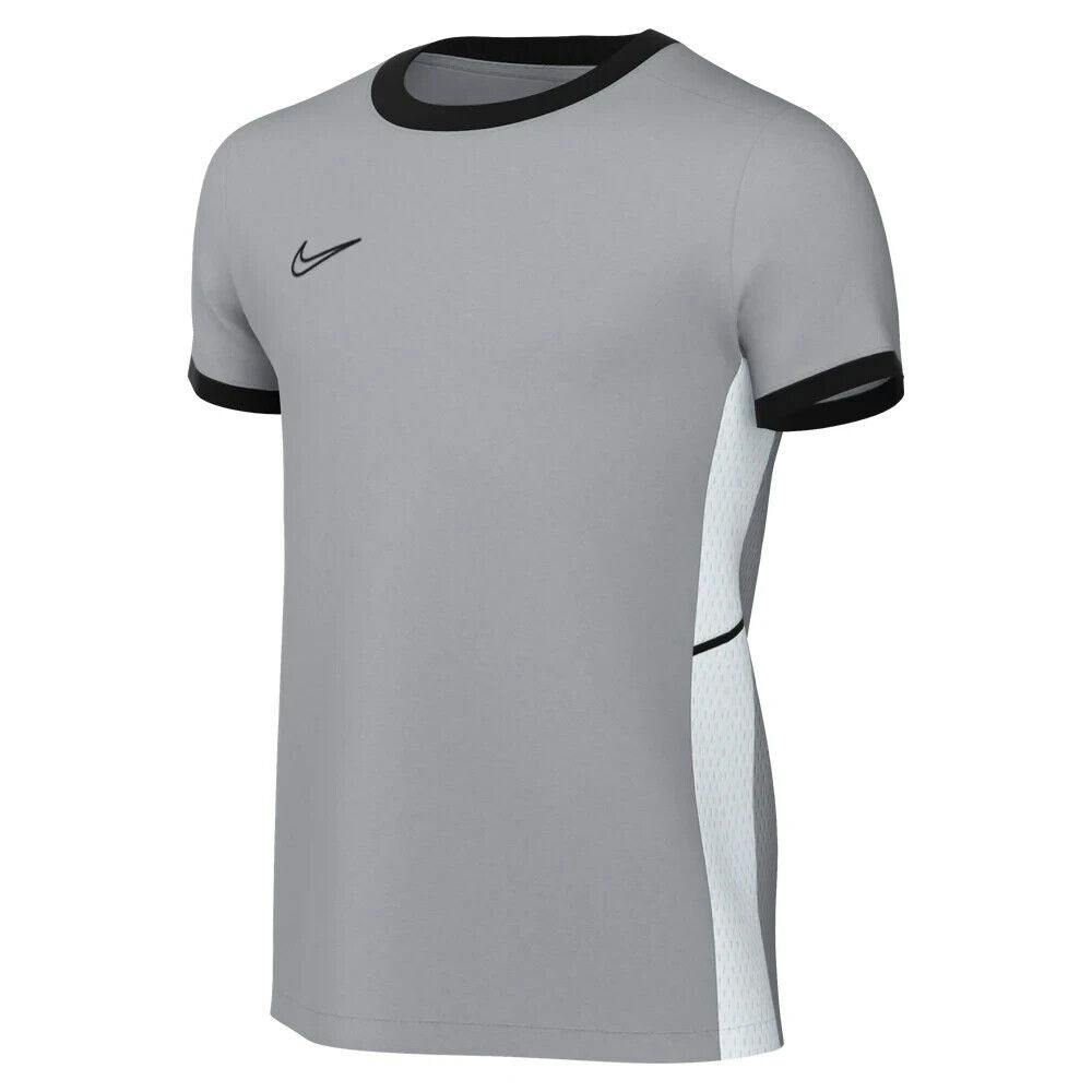 Nike Boys Grey / Girls T Shirt Academy 25 Junior Top Fz9758 - Xs - 7-8 Years