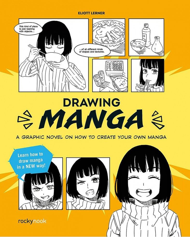 Drawing Manga by Elliot Lerner (Paperback Book) - Image 7