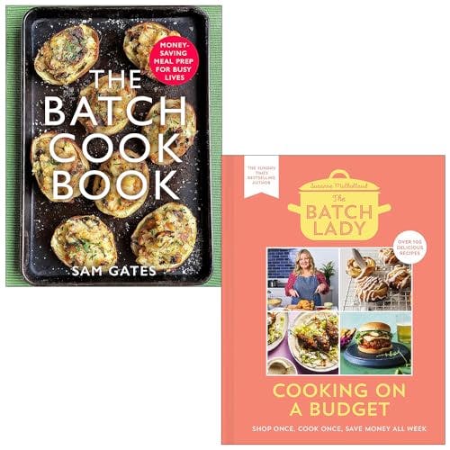 Various Publishers The Batch Cook Book By Sam Gates And [Hardcover] The Batch Lady Cooking On A Budget By Suzanne Mulholland 2 Books Collection Set