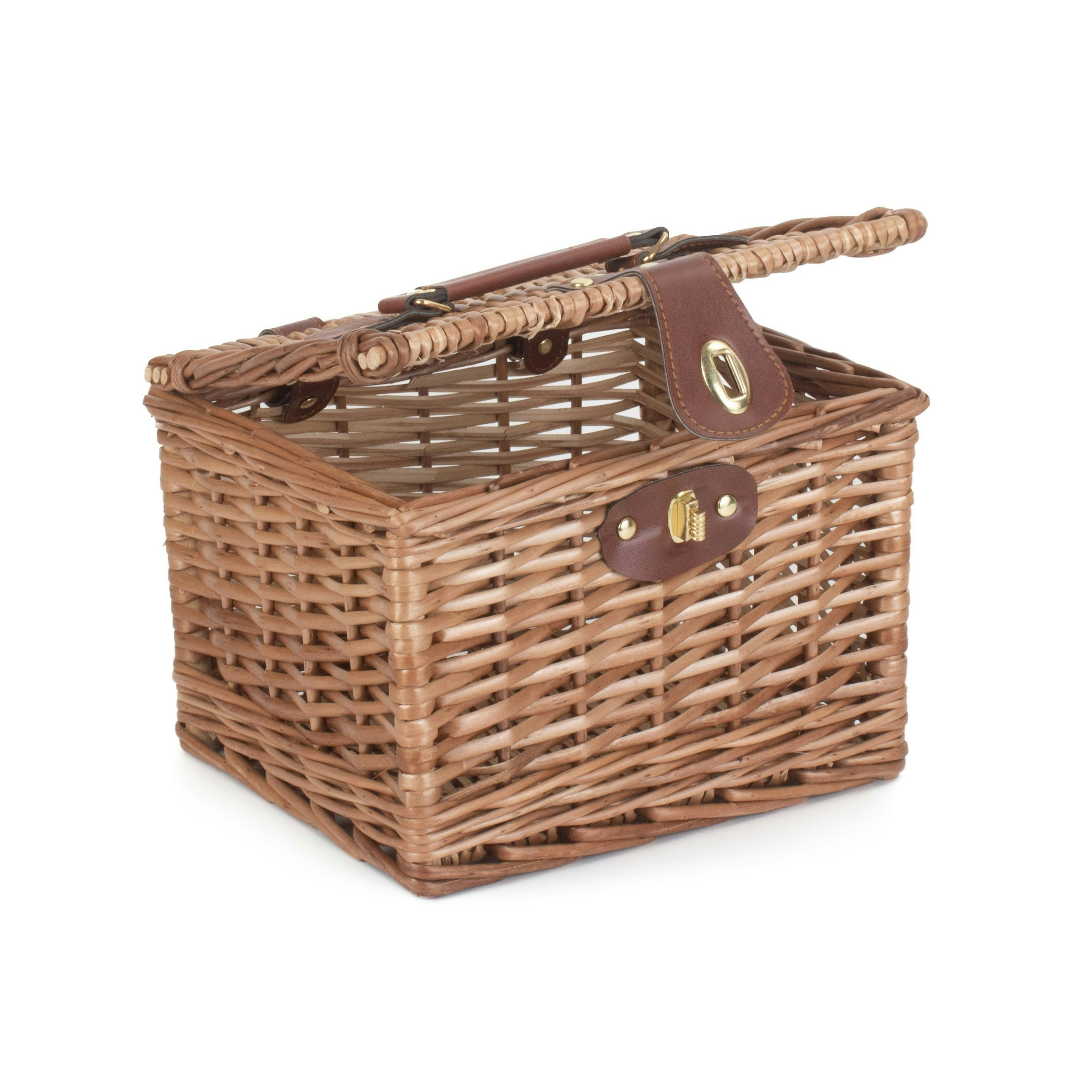 Rackhams Light Steamed Small Chest Wicker Picnic Basket Hamper