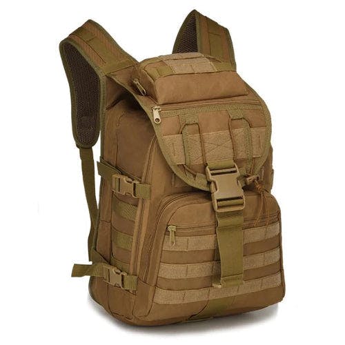 Coolandnew 40L A45329 - Molle Tactical Backpack - Khaki