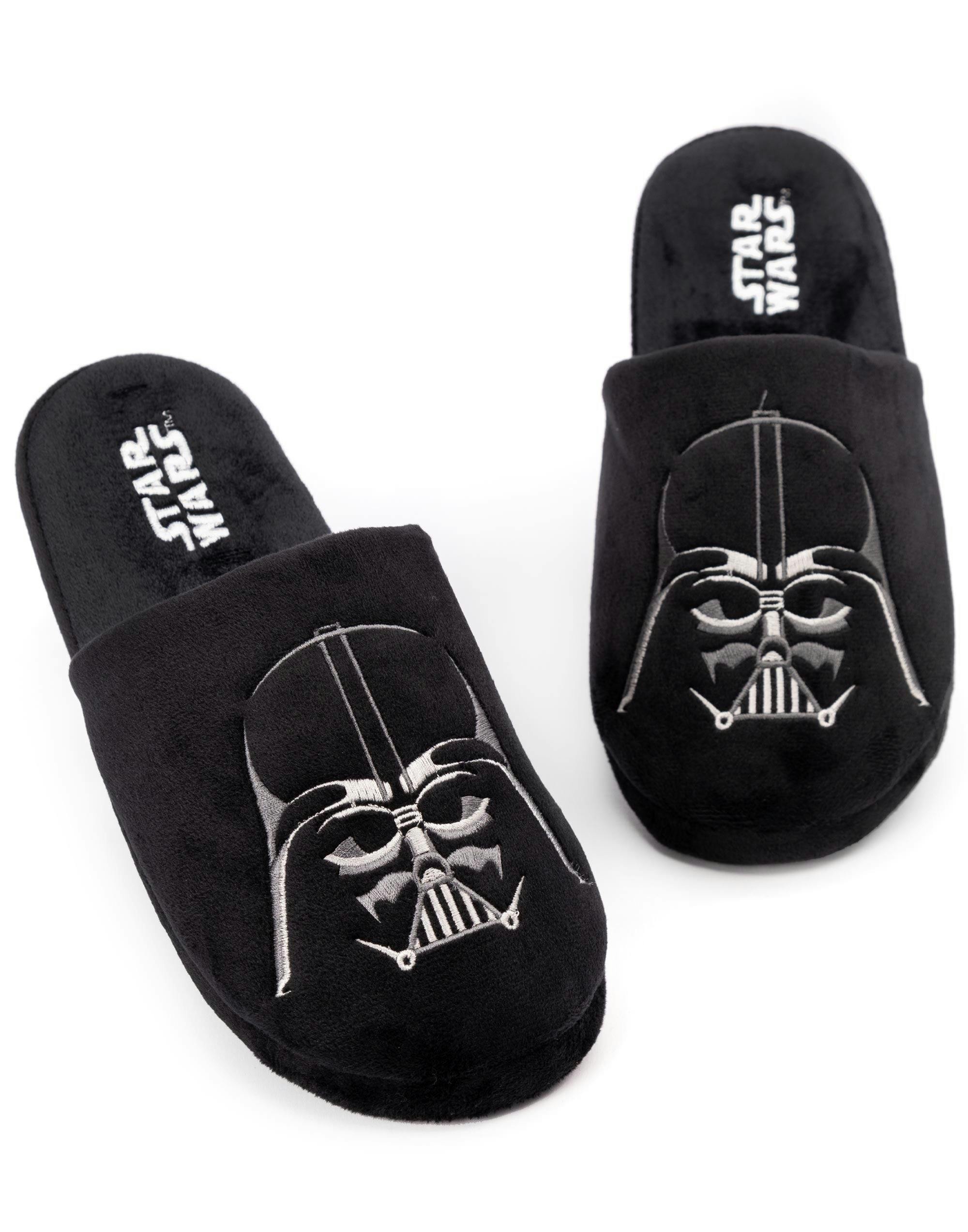Vanilla Underground Men's Black Star Wars Darth Vader Mule Slippers - 7-8 Uk