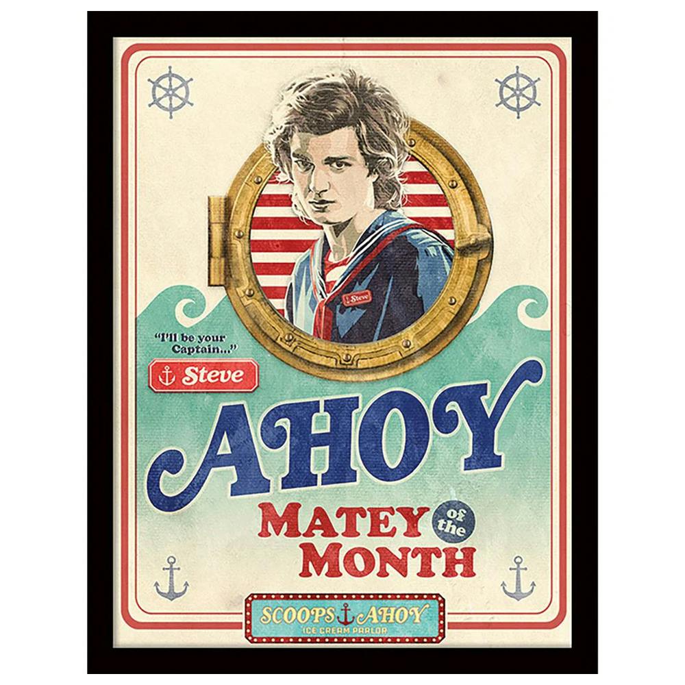 Stranger Things Matey Of The Month Print - Multicoloured - 40Cm X 30Cm - Multicoloured