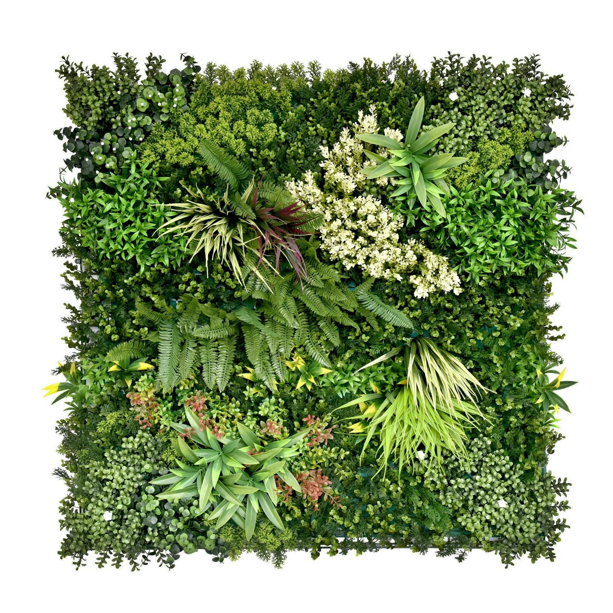 Rackhams Green Premium Artificial Plants Wall Panel 1M X 1M - Gala C