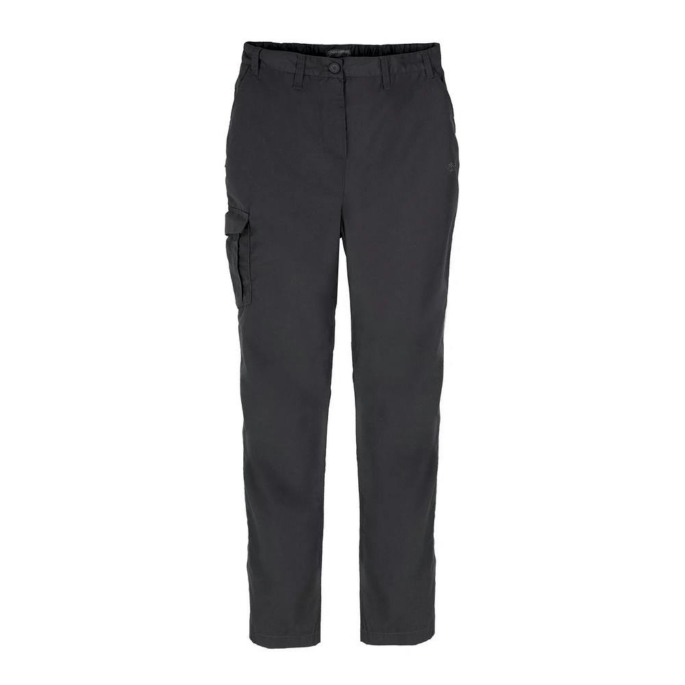 Craghoppers Women's Grey Expert Kiwi Trousers - Carbon - Carbon - 10 Uk L - 65% Polyester/35% Cotton