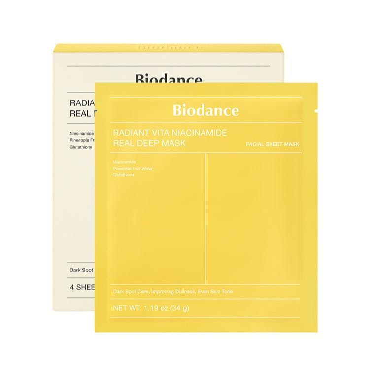 Biodance Dark Radiant Vita Niacinamide Real Deep Mask - 1 Pc
