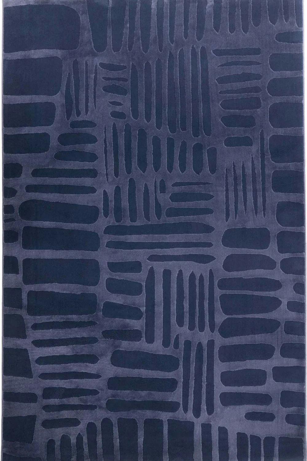 The Rugs Blue Pathway Abstract Rug - 160X230 Cm