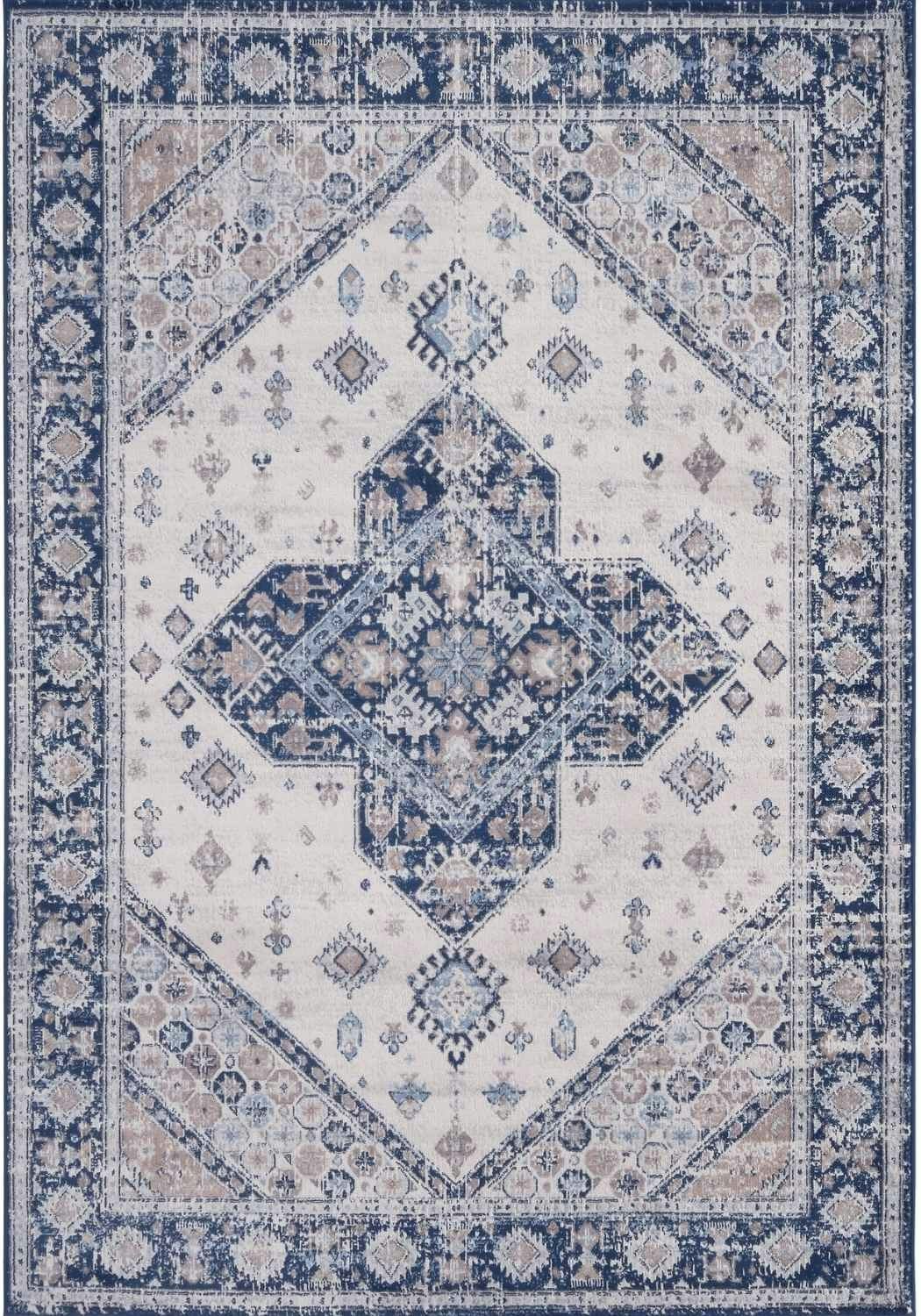 The Rugs Montana Vintage Navy Rugs | 4010 - 80X150 Cm