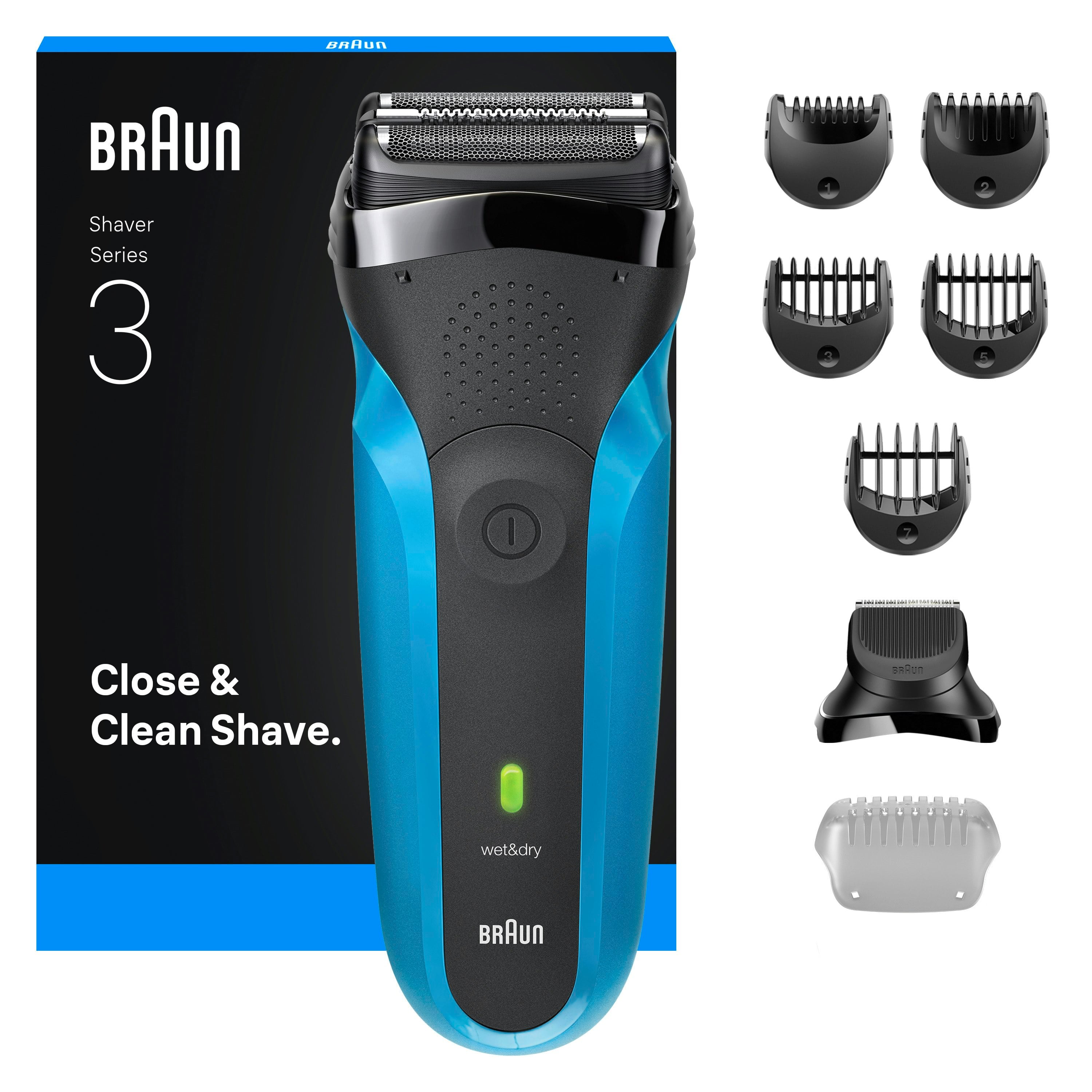 Men's Blue Braun Electric Shaver Series 3 310Bt - Image 10