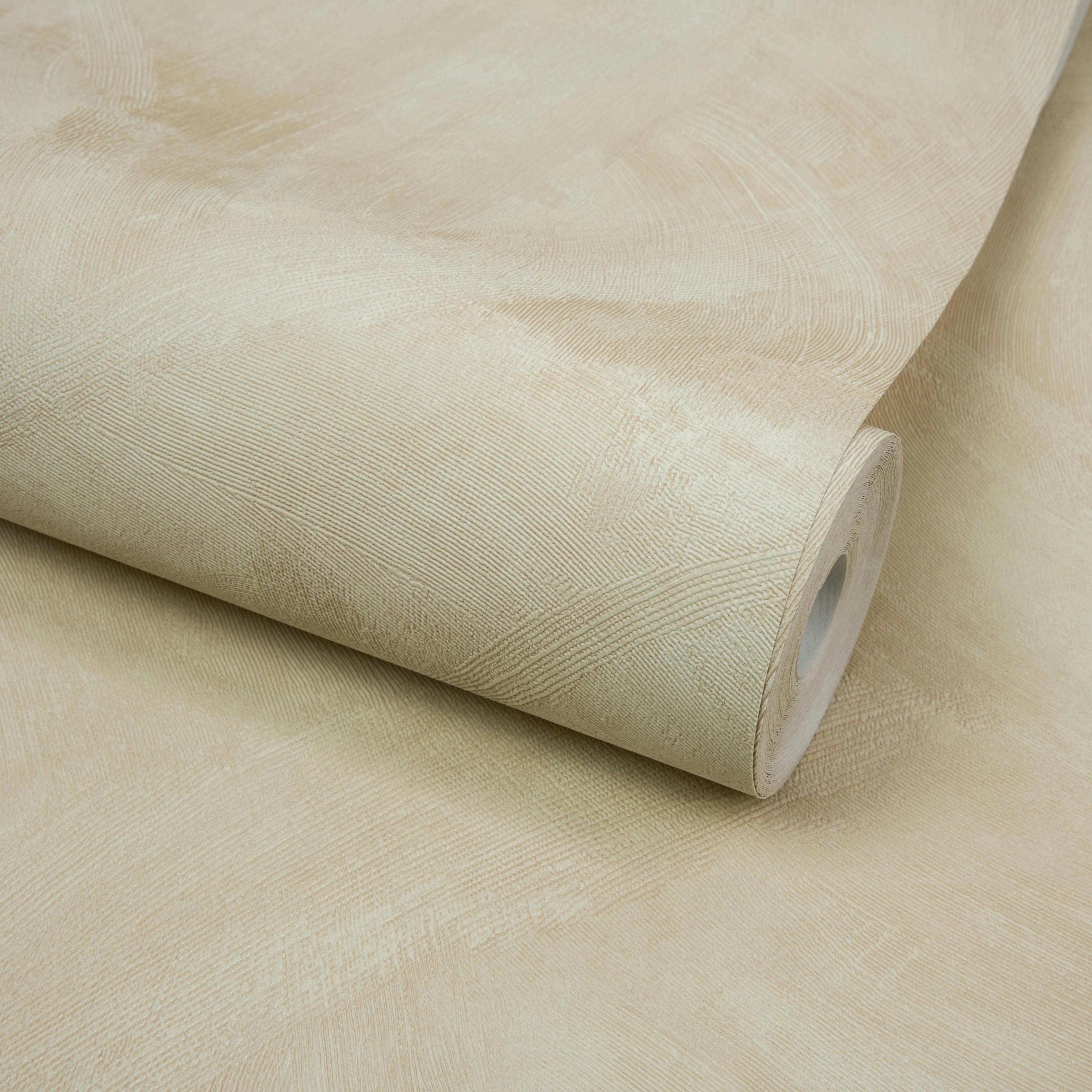 Grandeco Serra Rustic Limewash Chalk Paint Distressed Plaster Effect Textured Wallpaper Neutral Nude