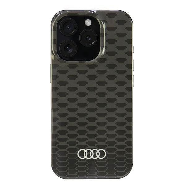 Audi Black Iml Stitching Pattern Hardcase With Magsafe For Iphone 16 Pro 6.3" - Au-Imlmip16p-Q5/D3-Bk