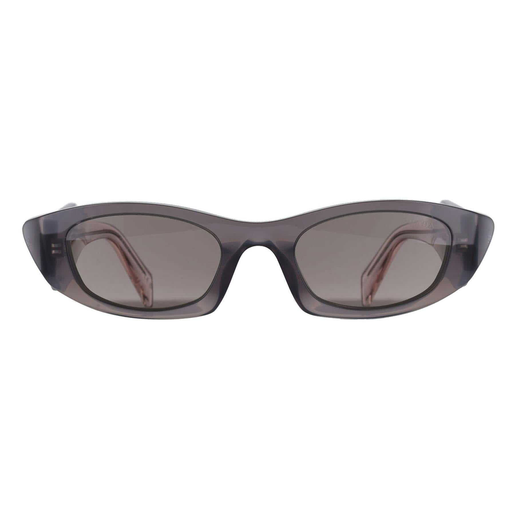 Prada Woman Sunglass PR B16S - Frame color: Grey, Lens color: Dark Grey - Image 5