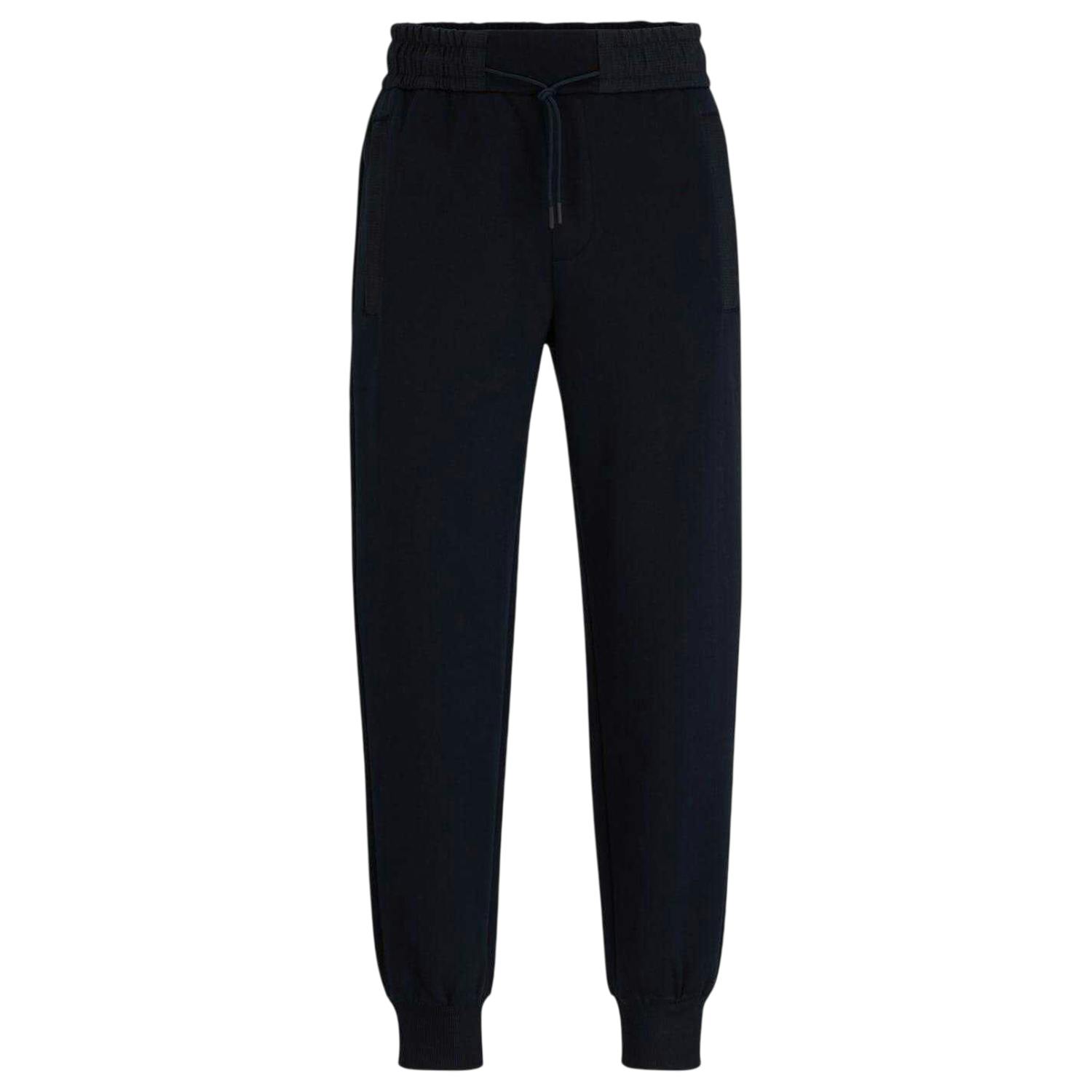 Hugo Boss Men's Dark/Blue Larsen Slim Joggers - Xxl R - 80% Cotton/20% Polyester