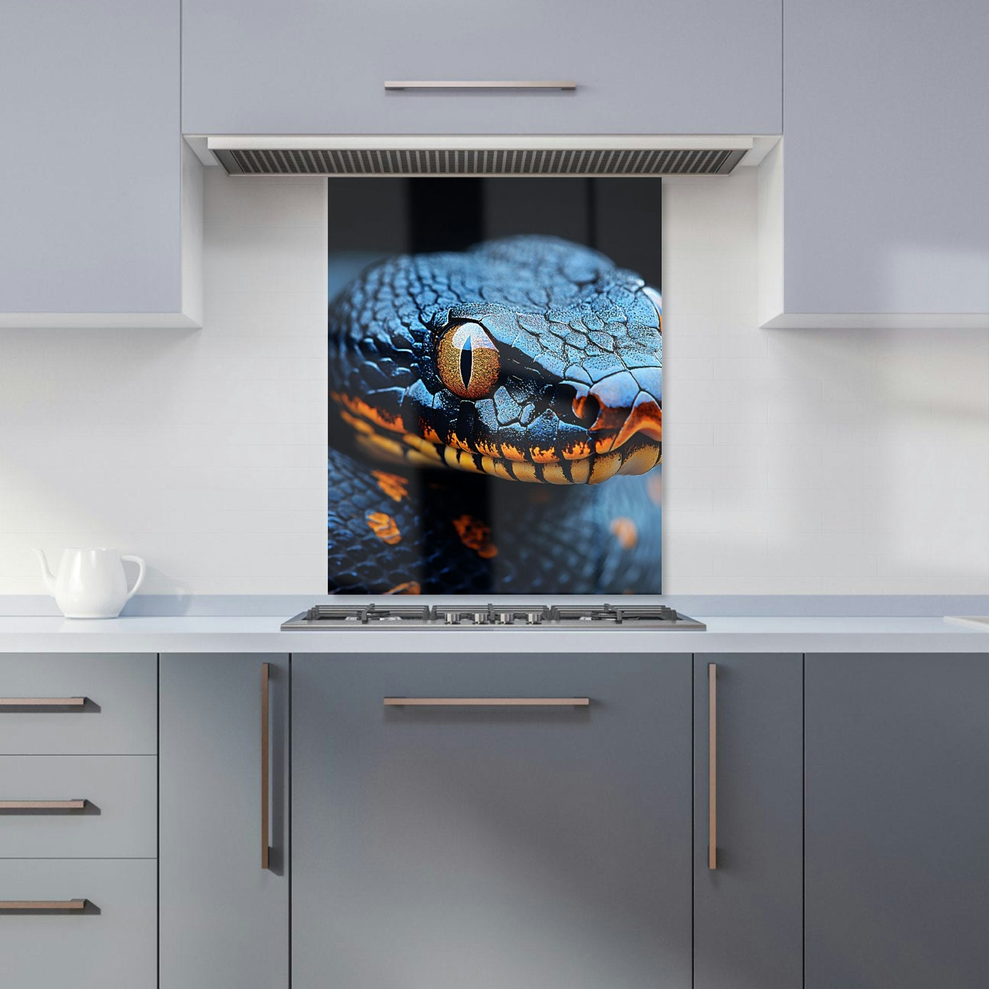 Warren Reed Snake Kitchen Splashback - W600mm X H750mm
