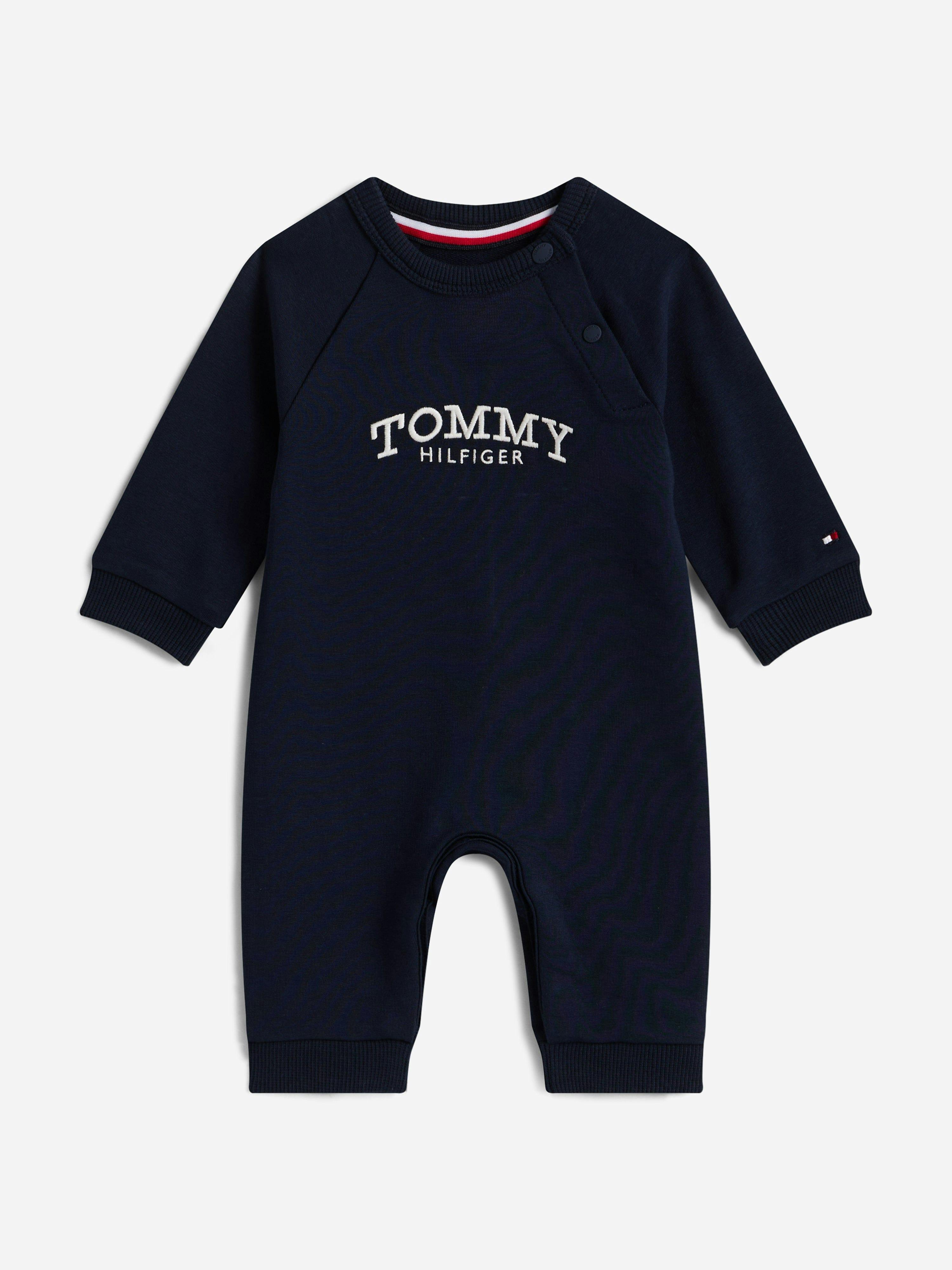 Tommy Hilfiger Men's Baby Boys Monotype Romper In Navy - Navy - 12 Months
