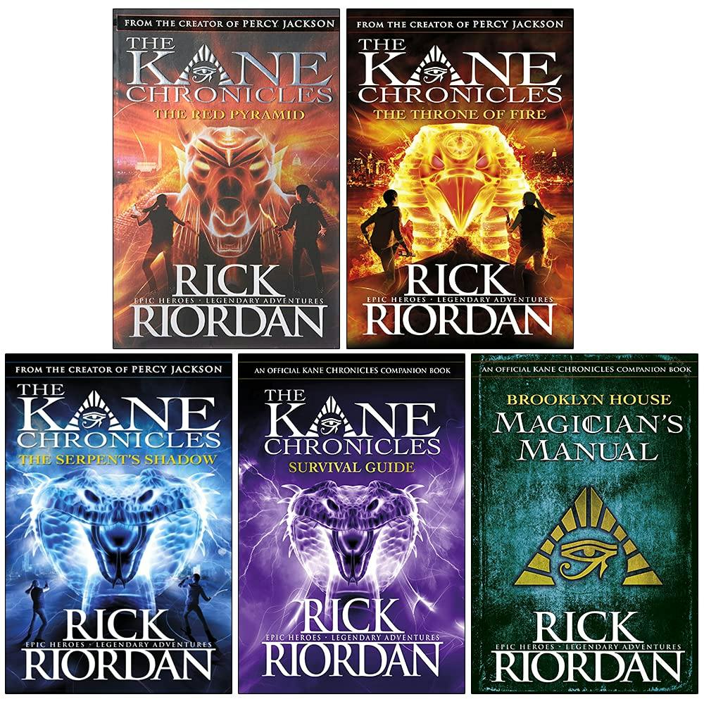 Various Publishers Red Rick Riordan Kane Chronicles 5 Books Collection Set – Fantasy Adventure Collection