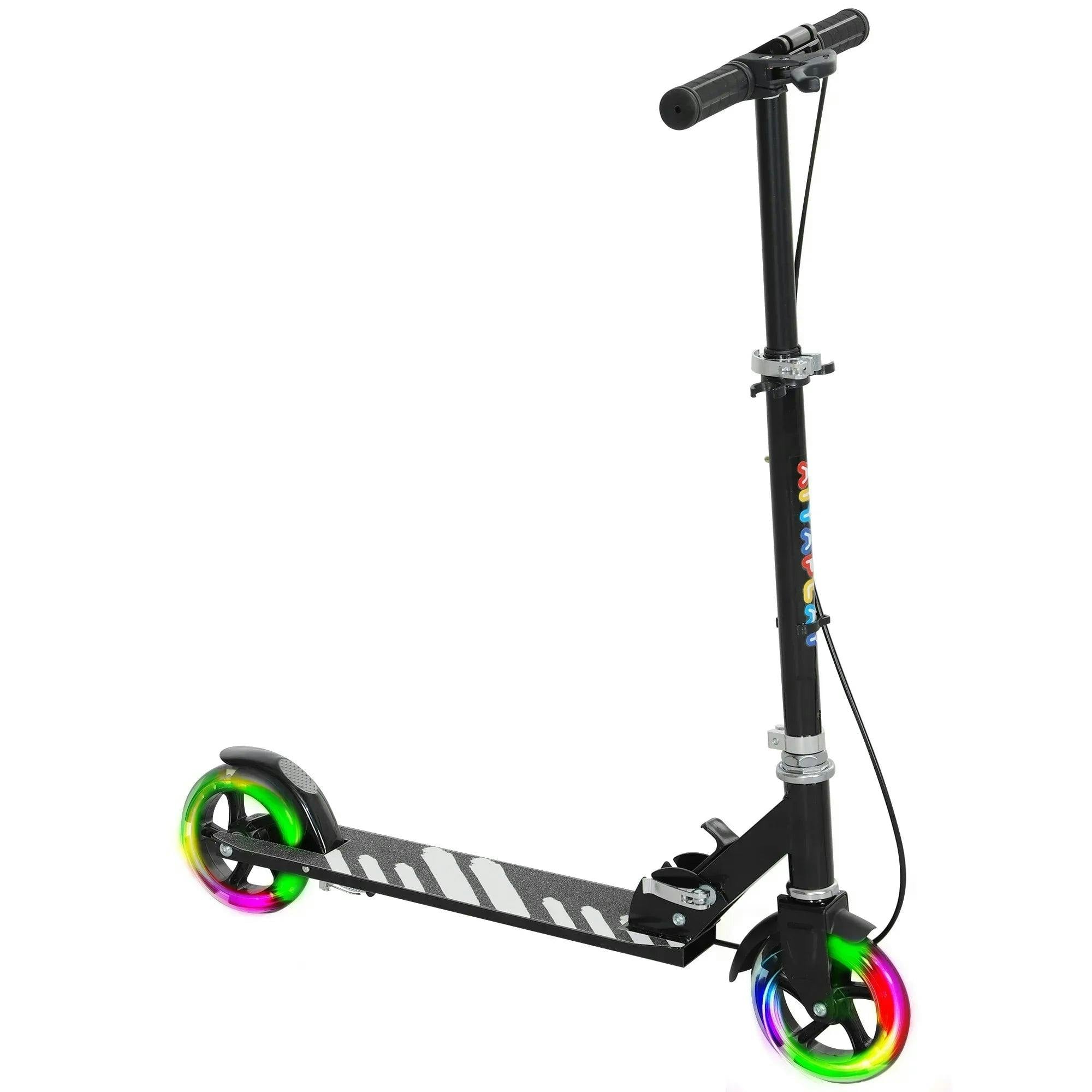 Tommy Toys Kids Kick Scooter - Adjustable Handle - Folding - Black - Metal - 50kg Weight Limit - Image 6