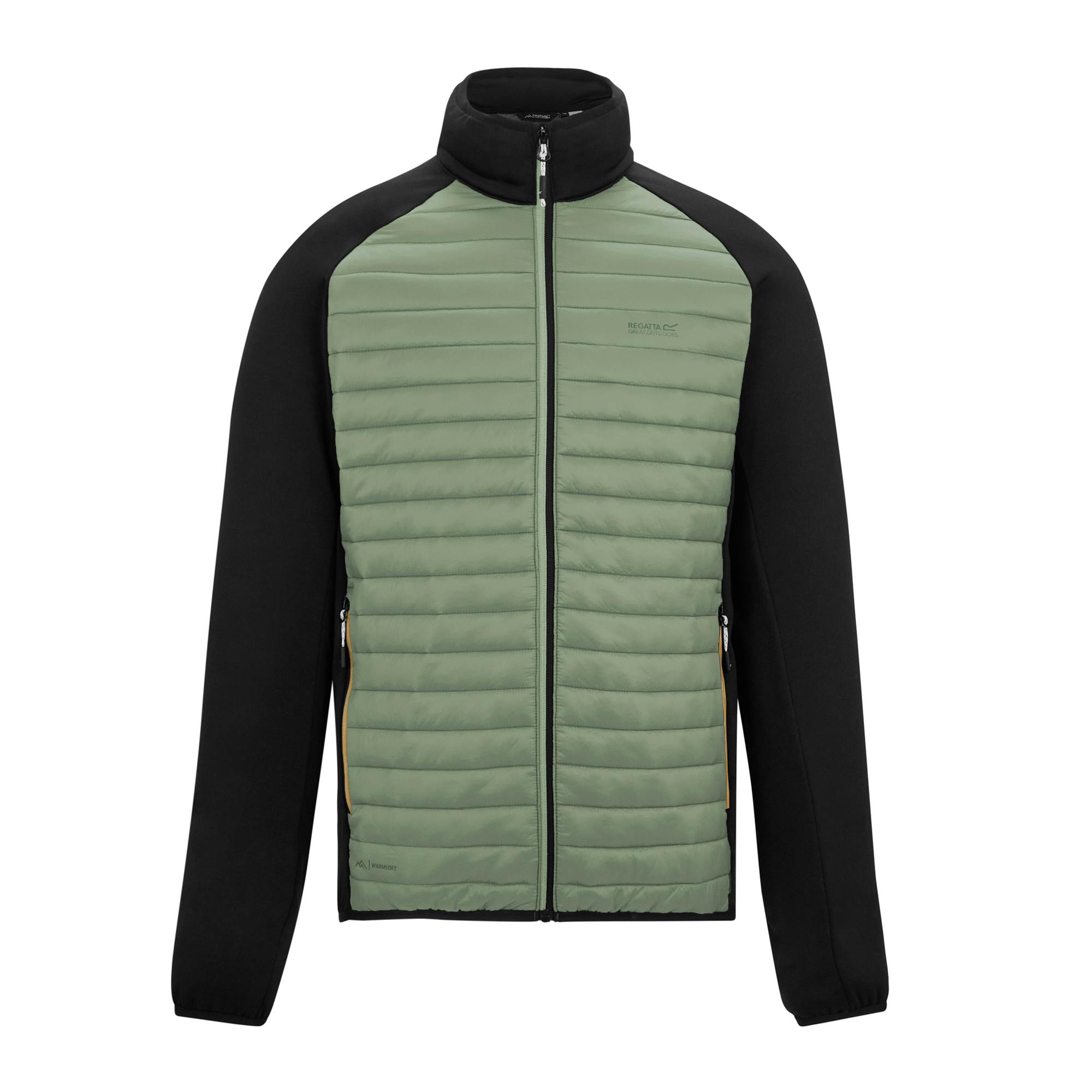 Regatta Men's Light/Black Clumber Hybrid Jacket - Sage/ - L - Sage/ - 100% Mixed