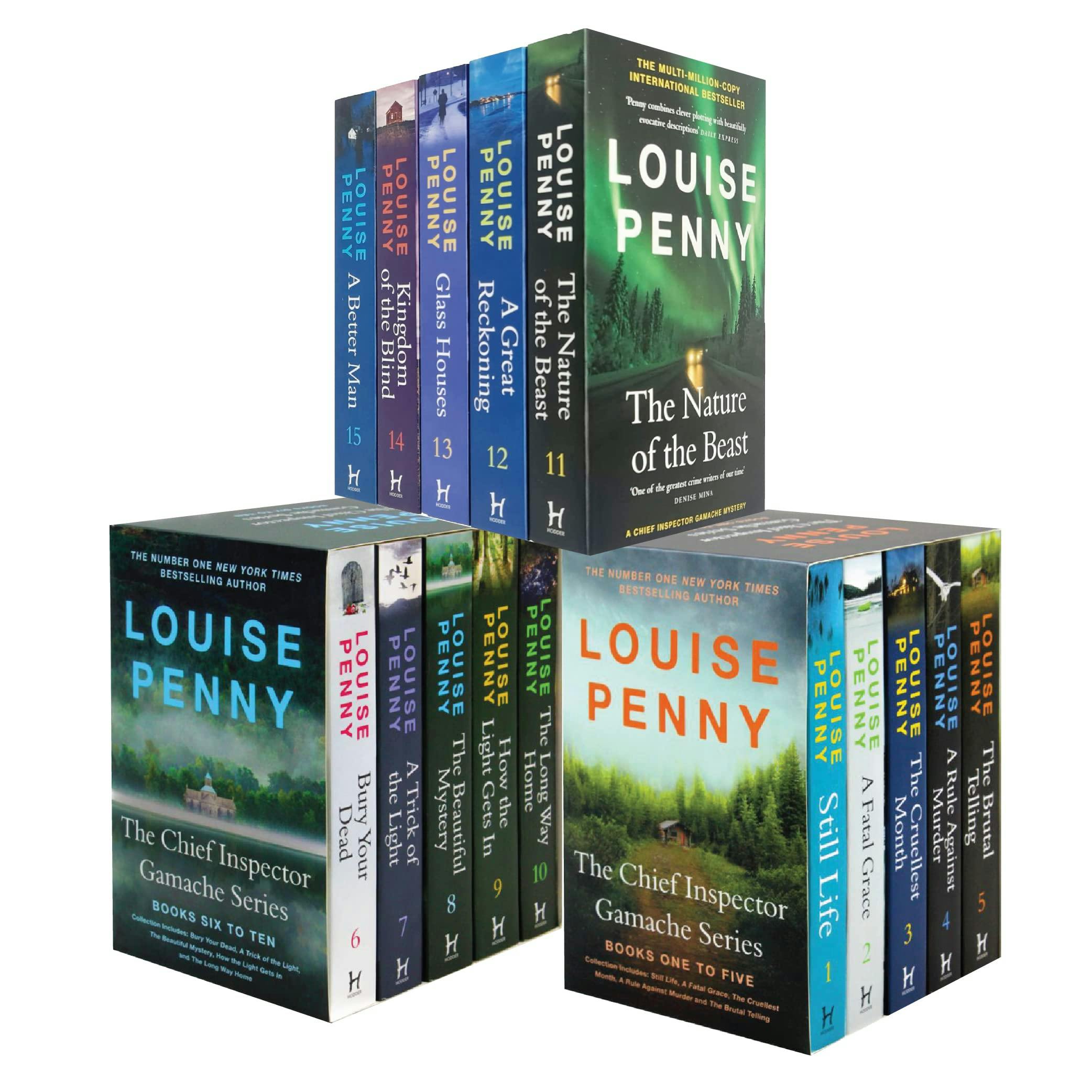Various Publishers Light Louise Penny The Chief Inspector Gamache 1 - 15 Books Collection Set (Still Life, Bury Your Dead, The Nature Of The Beast And Many More!)