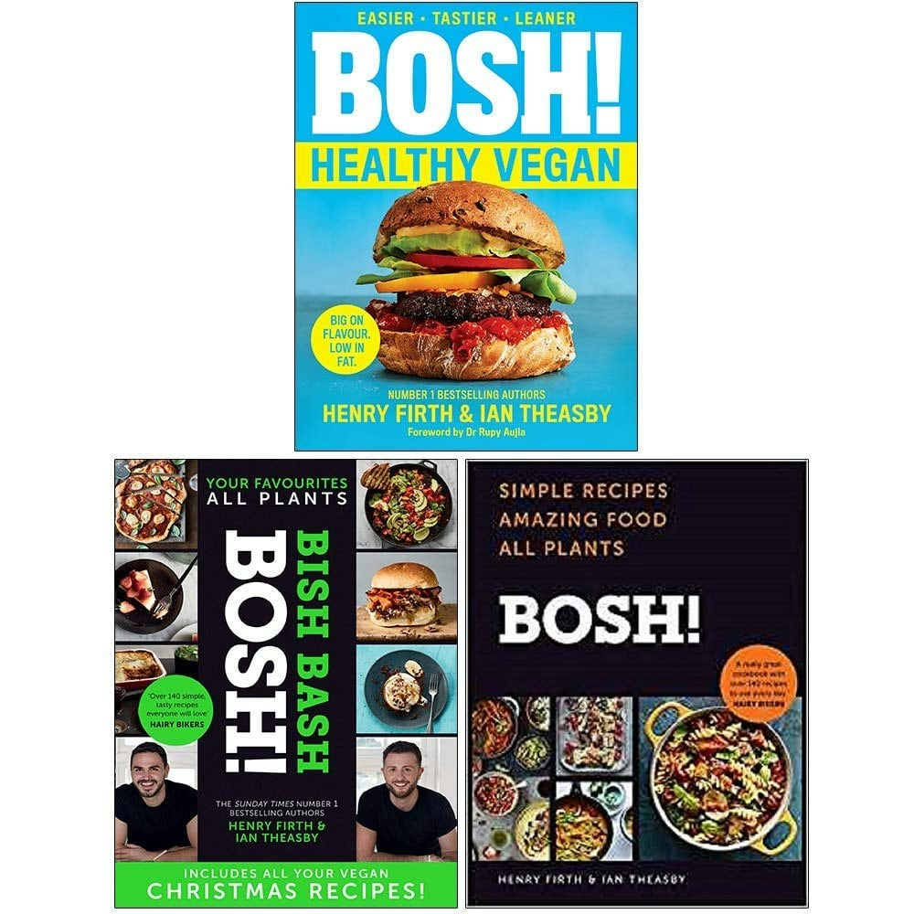 B&Q -  Bosh Series 3 Books Collection Set By Henry FirthIan Theasby (Bosh Healthy VeganHardcover Bish Bash BoshHardcover Bosh - Image 5