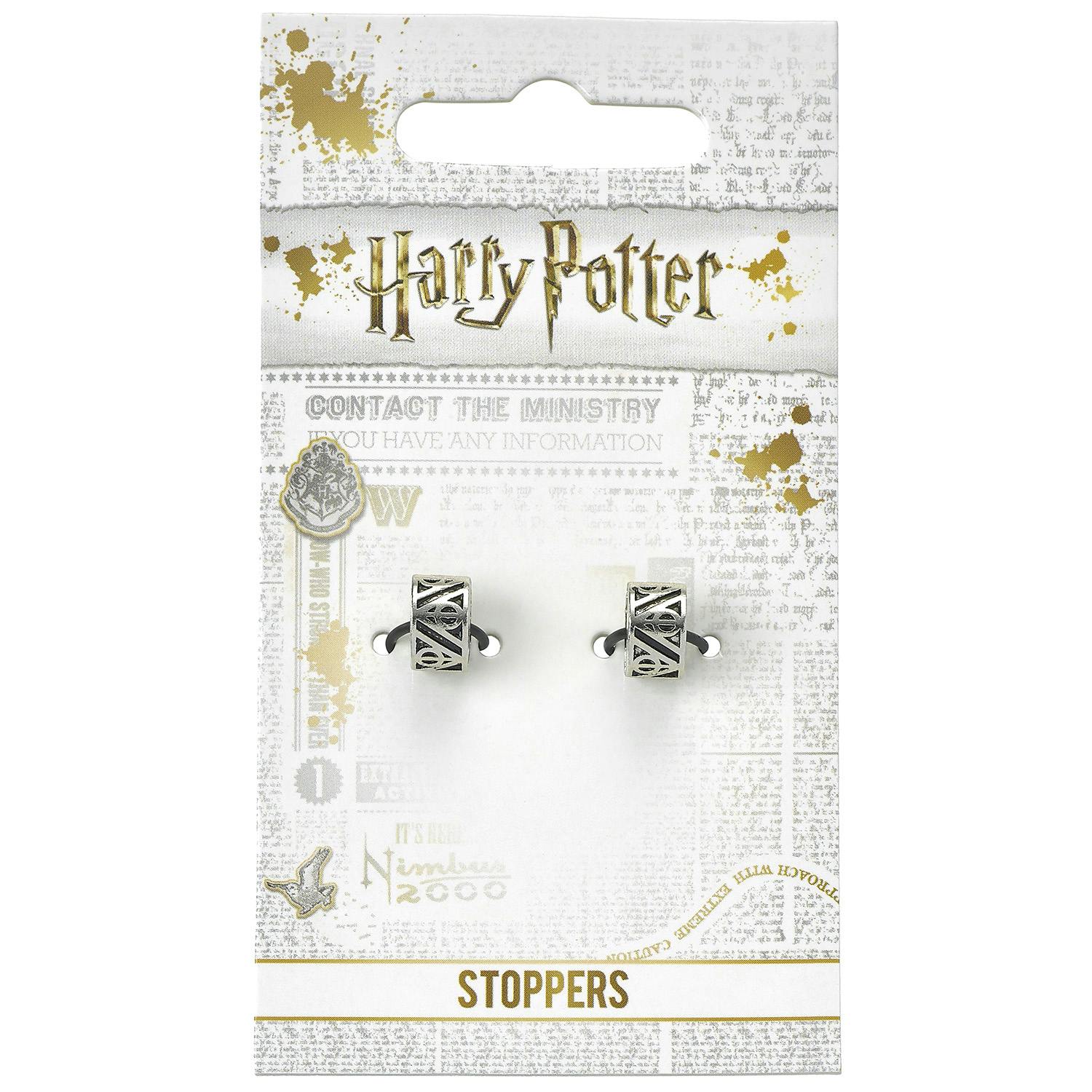 The Carat Shop Harry Potter Deathly Hallows Charm Stopper Set Of 2
