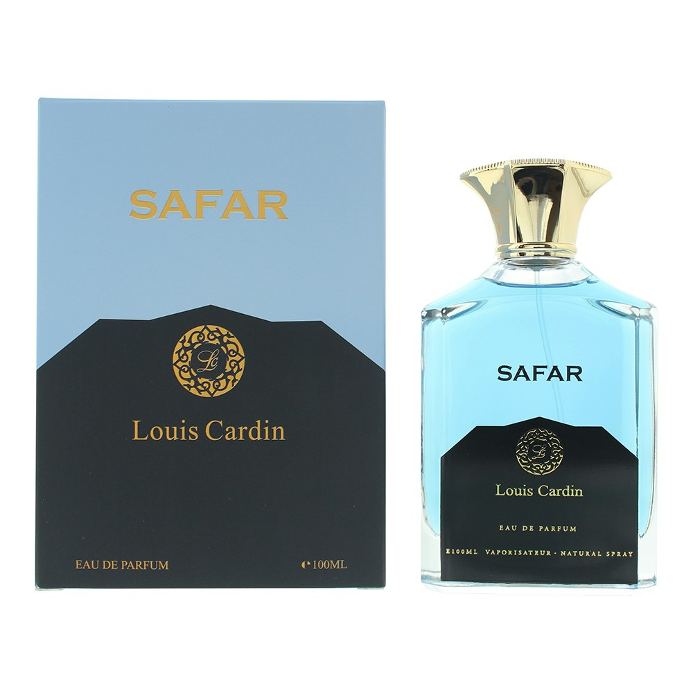 Louis Cardin Men's Orange/Gold Safar Eau De Parfum Spray For Him 100Ml