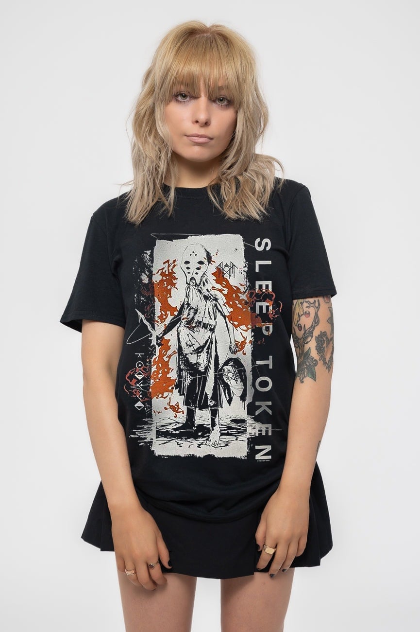Paradiso Clothing Unisex Black Paradiso Sleep Token Euclid T Shirt - Xxl
