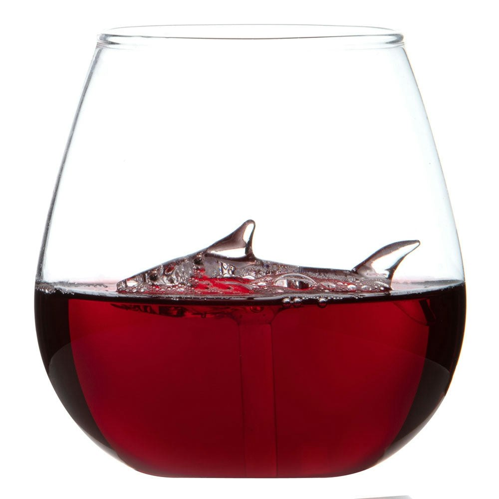 Rackhams Glass Shark Wine Glass. A Fin-Tastic Twist On Your Tipple