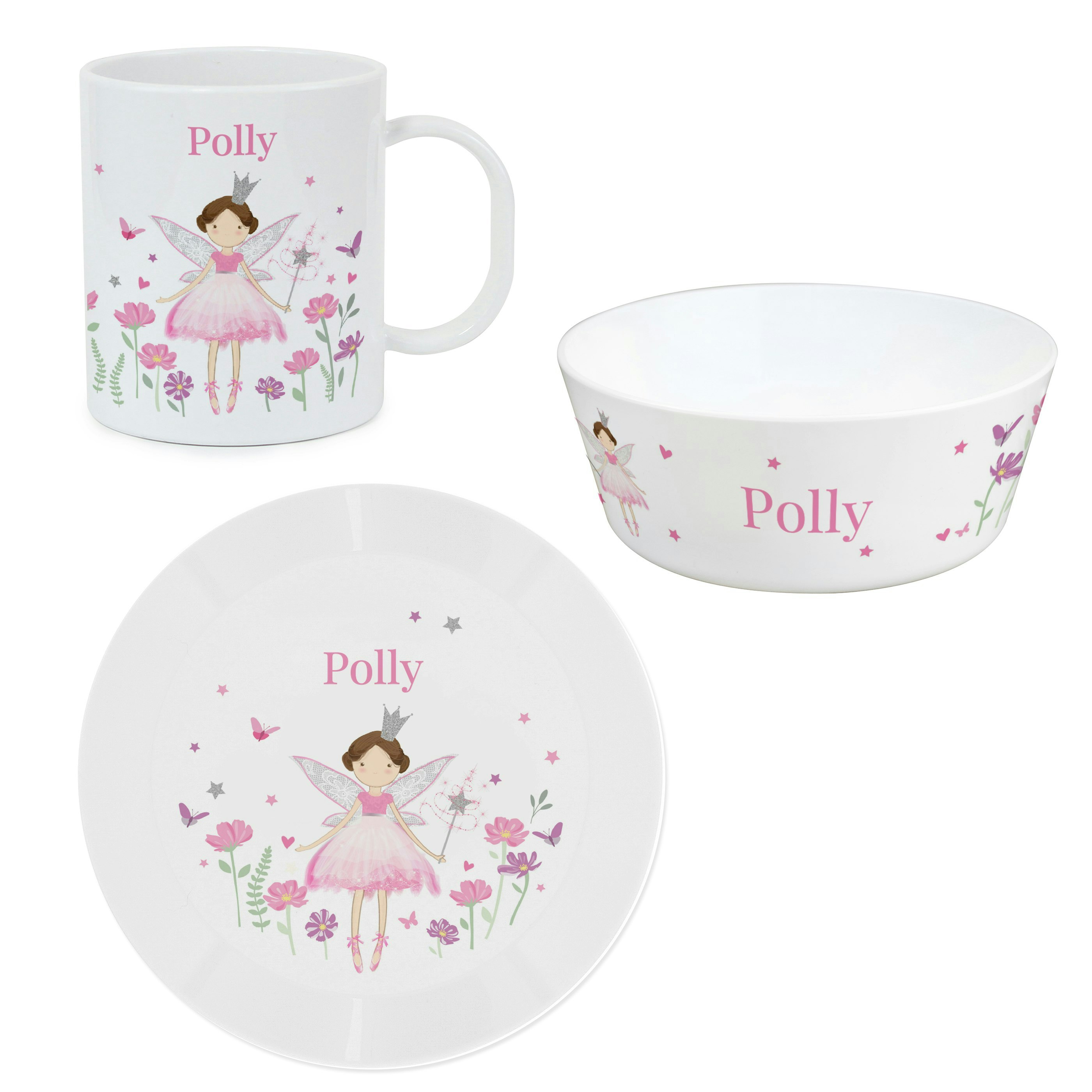 Rackhams Personalised Fairy Princess Breakfast Set