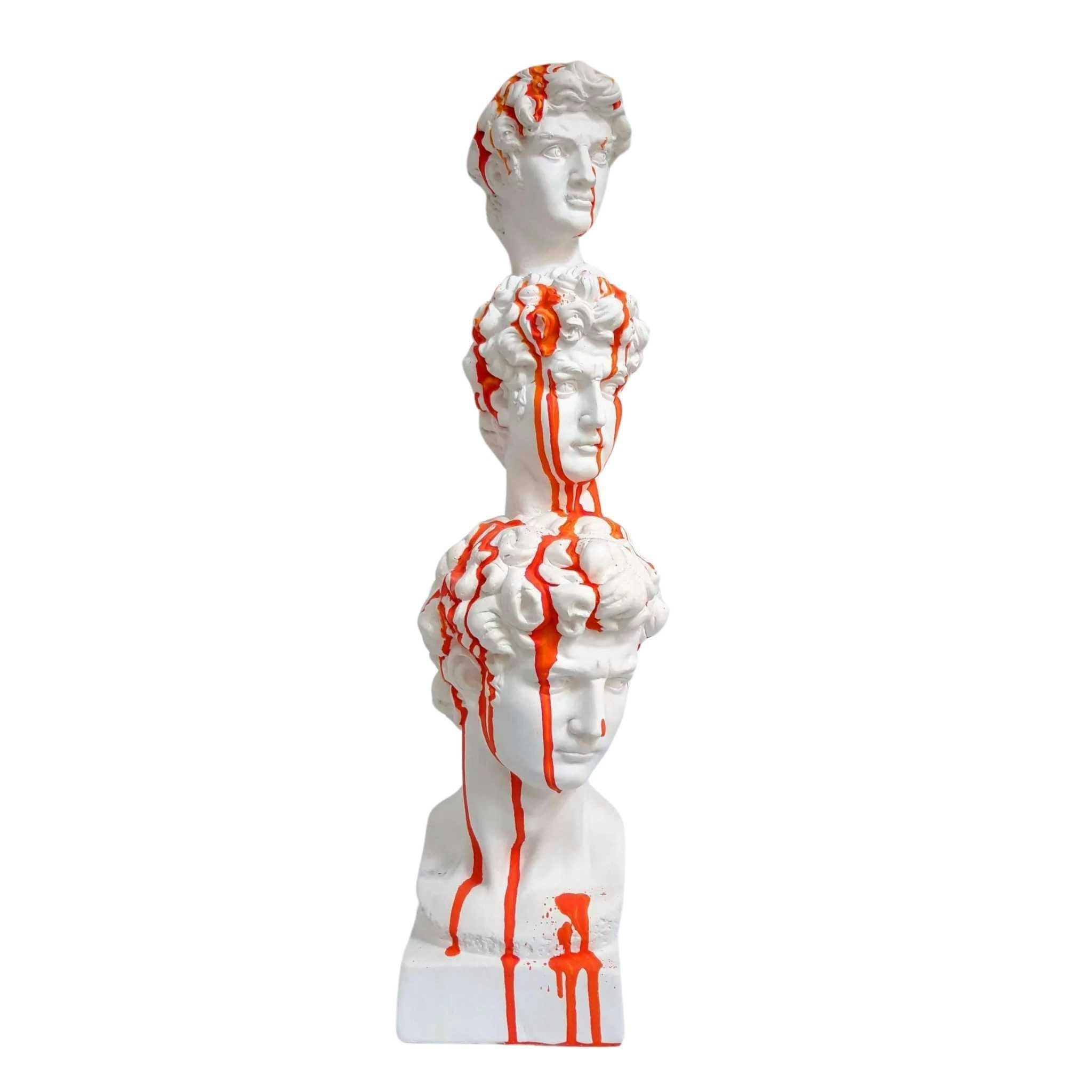 Rackhams Three David Head Design - Plaster