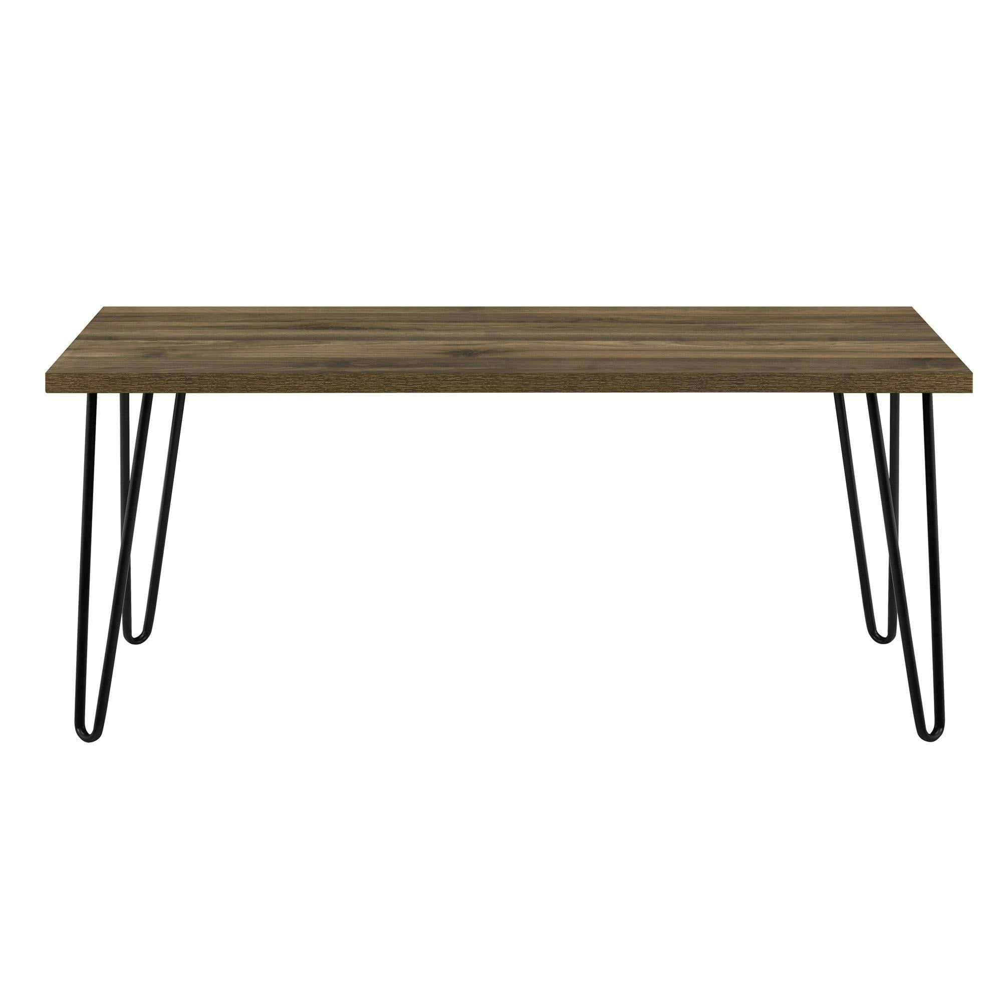 Dorel Home Brown Owen Retro Coffee Table In Walnut Look