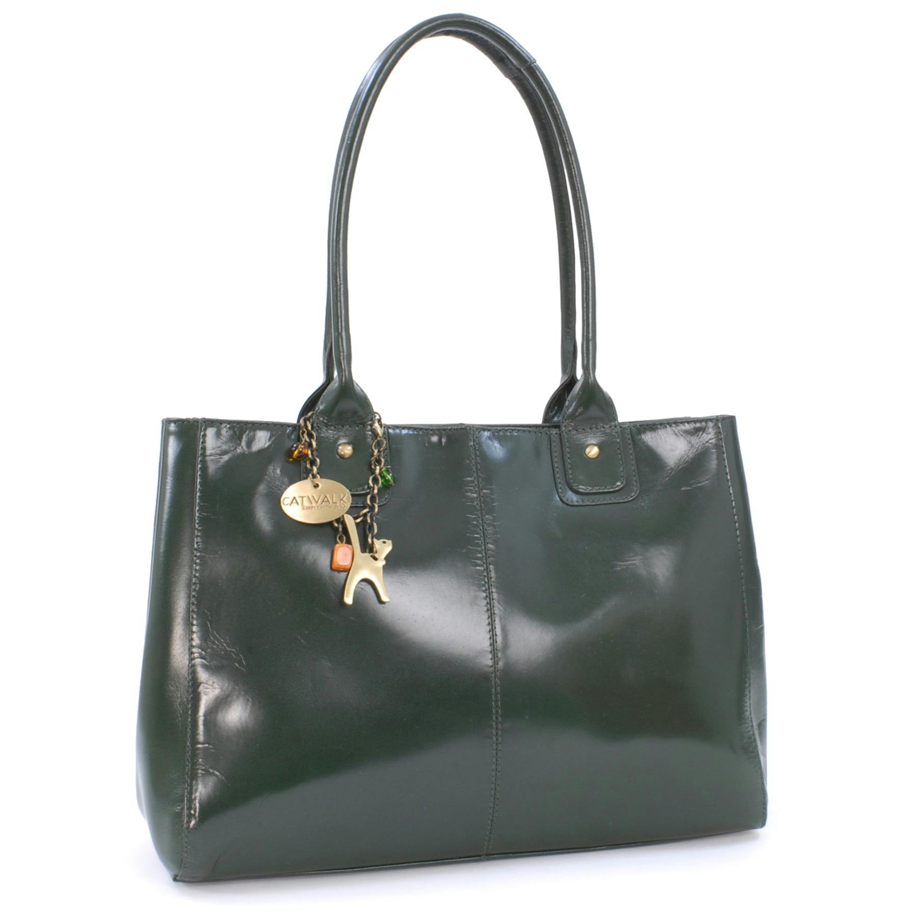 Catwalk Collection Handbags Green Kensington - Tote Bag