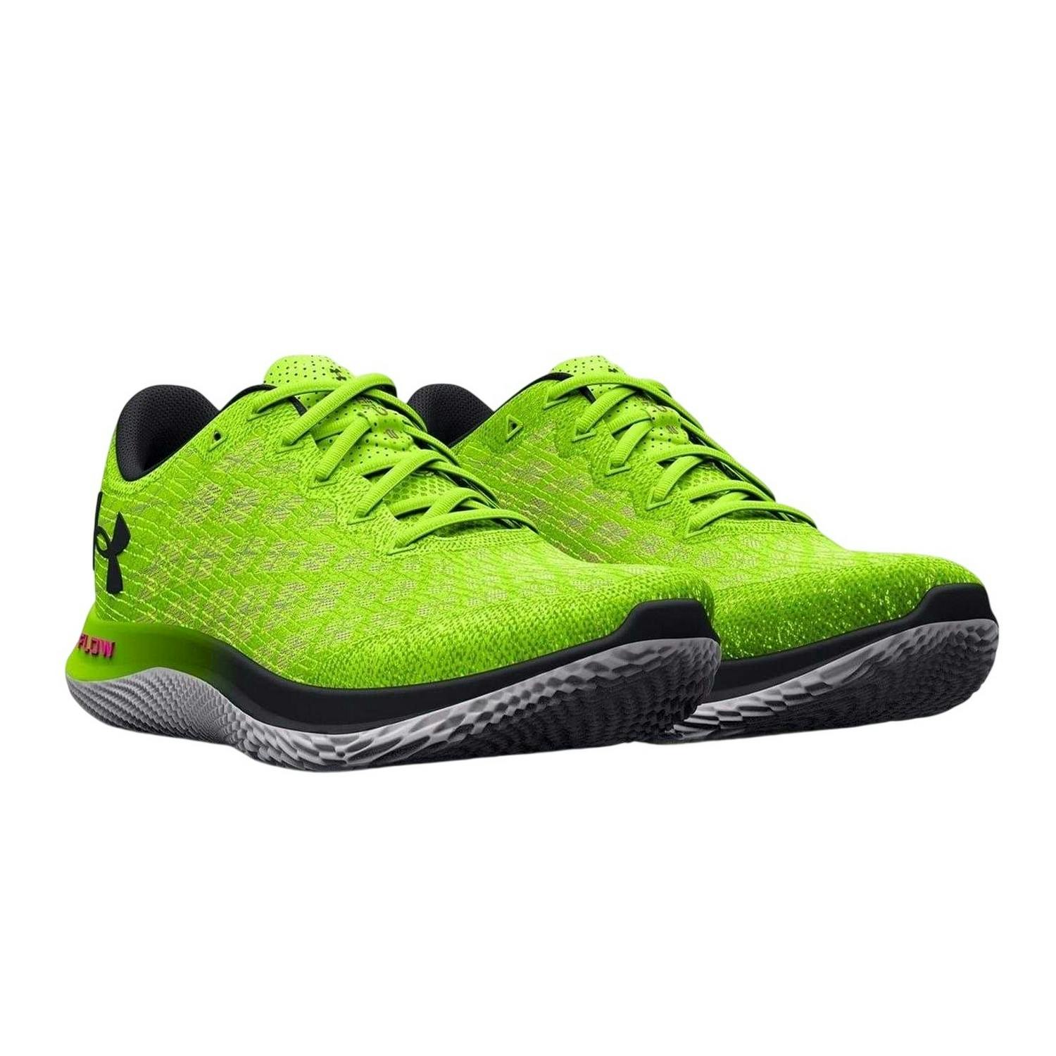 Under Armour Unisex Green Adult Flow Velociti Wind 2 Trainers - 8 Uk - 100% Mixed
