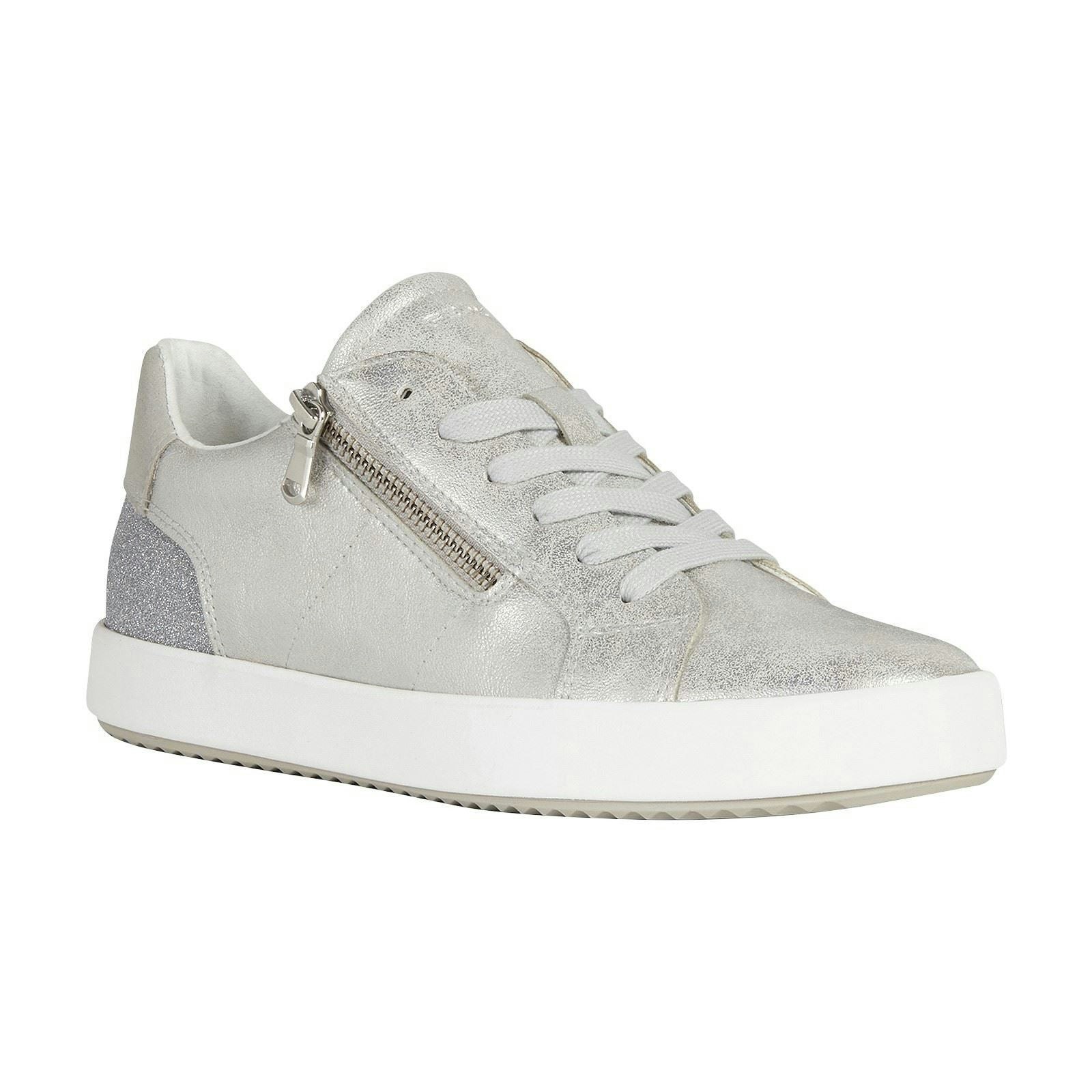 Geox Women's Silver D Blomiee A Sneakers - Size 3