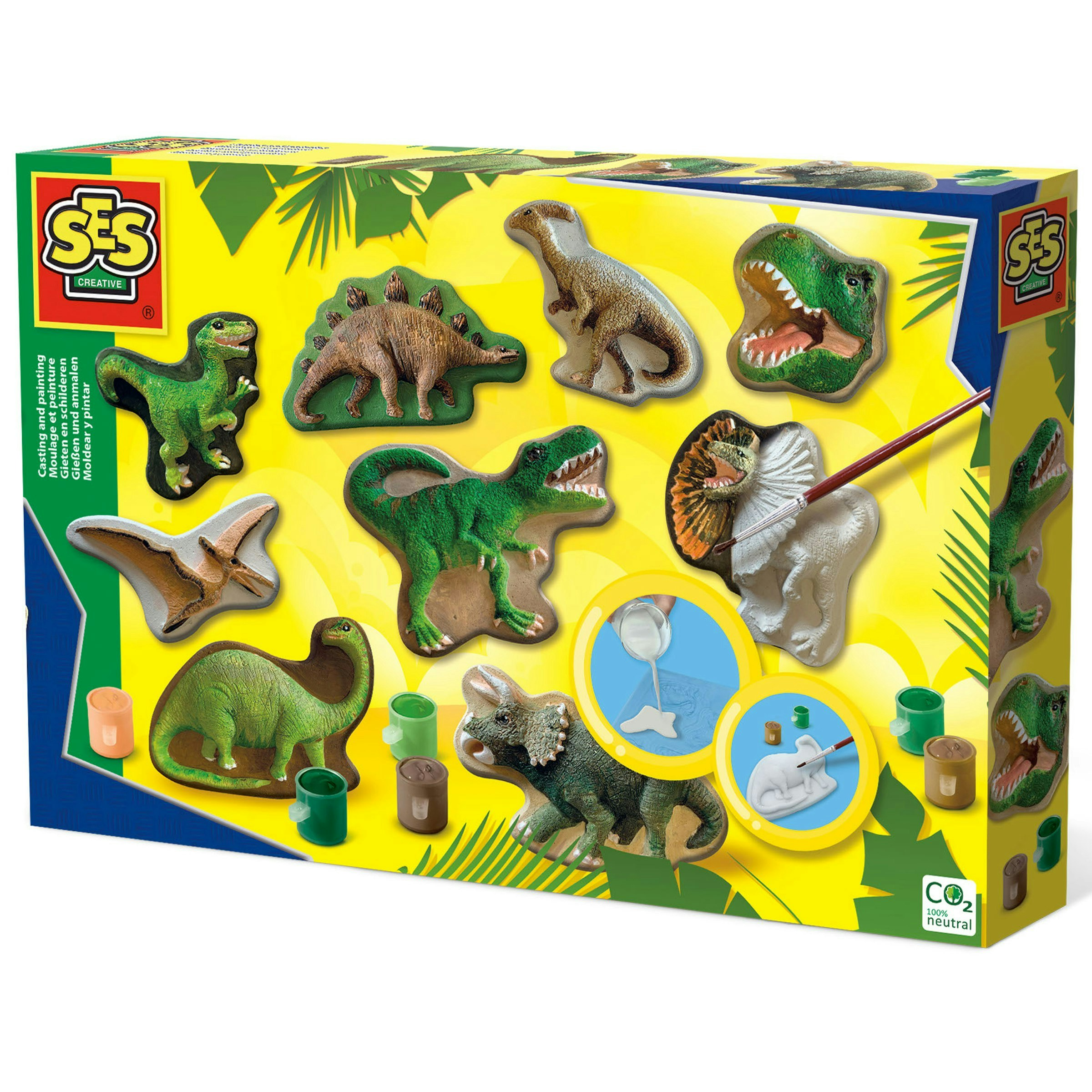 Ses Creative Casting And Painting - Dinosaur World