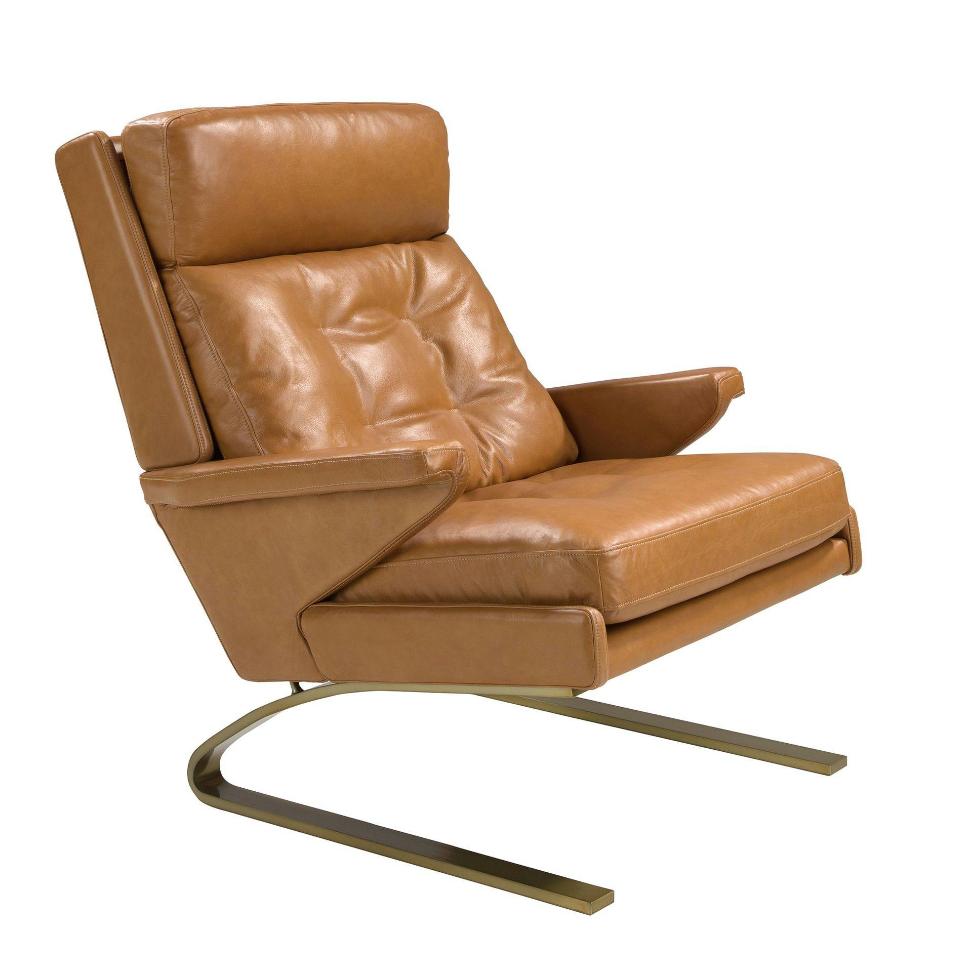 Angel Cerdá Gold Camel Leather Armchair 5157 - Modern - Yes - No