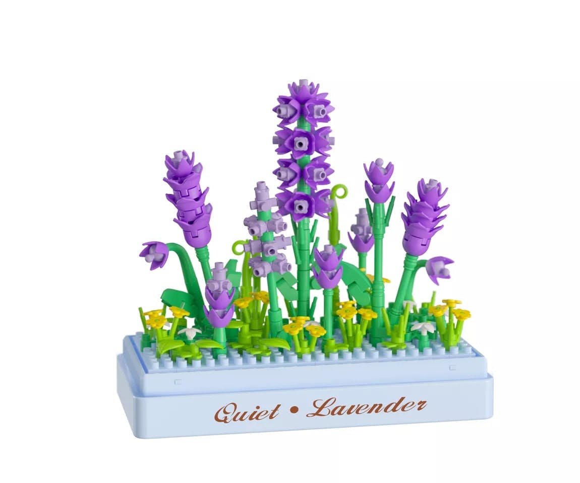 Nova Lavender Bloom Building Blocks Garden