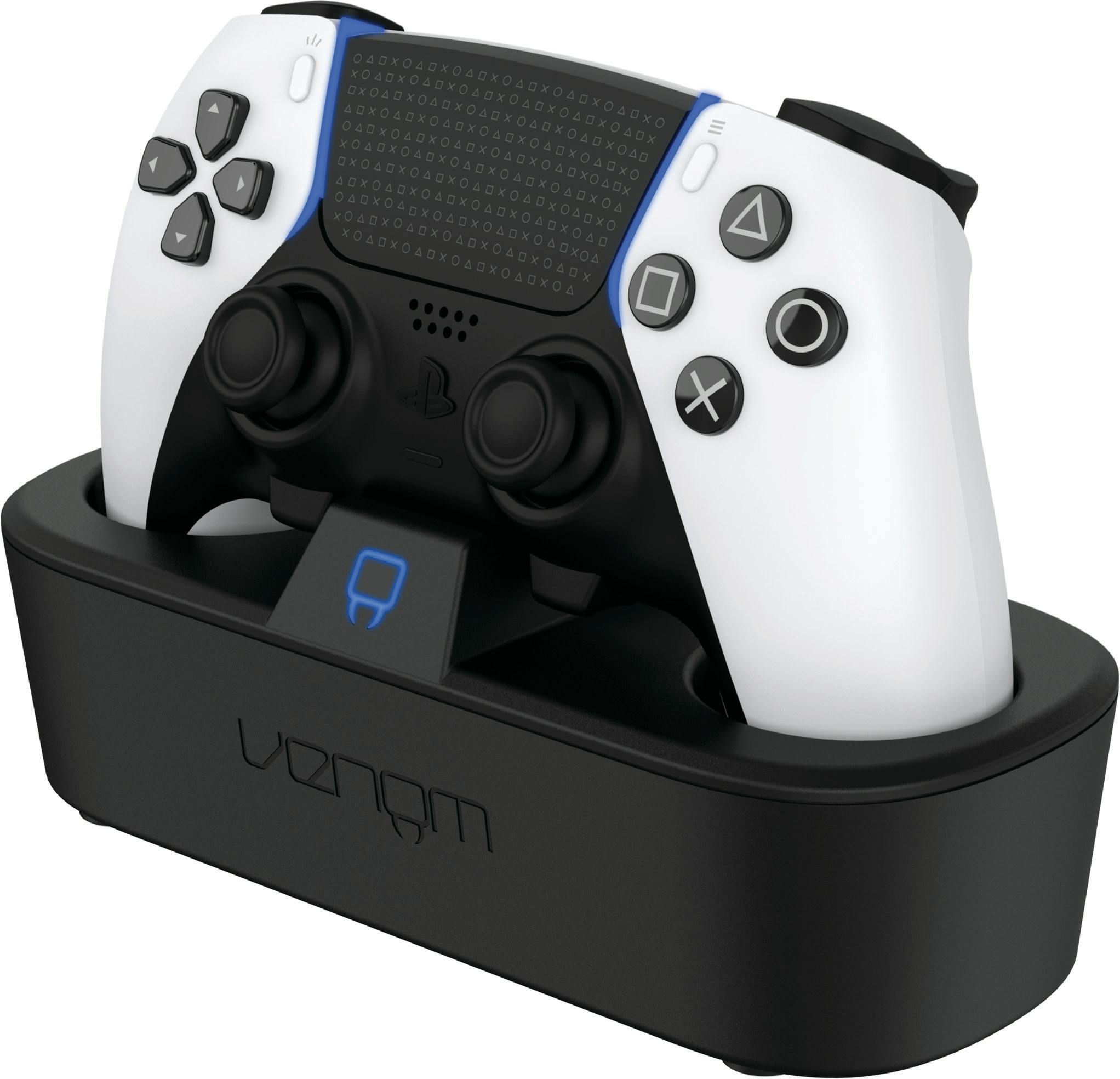 Venom Light Ps5 Controller Turbo Charging Dock. Fast Dualsense & Edge Charger With Led Indicator