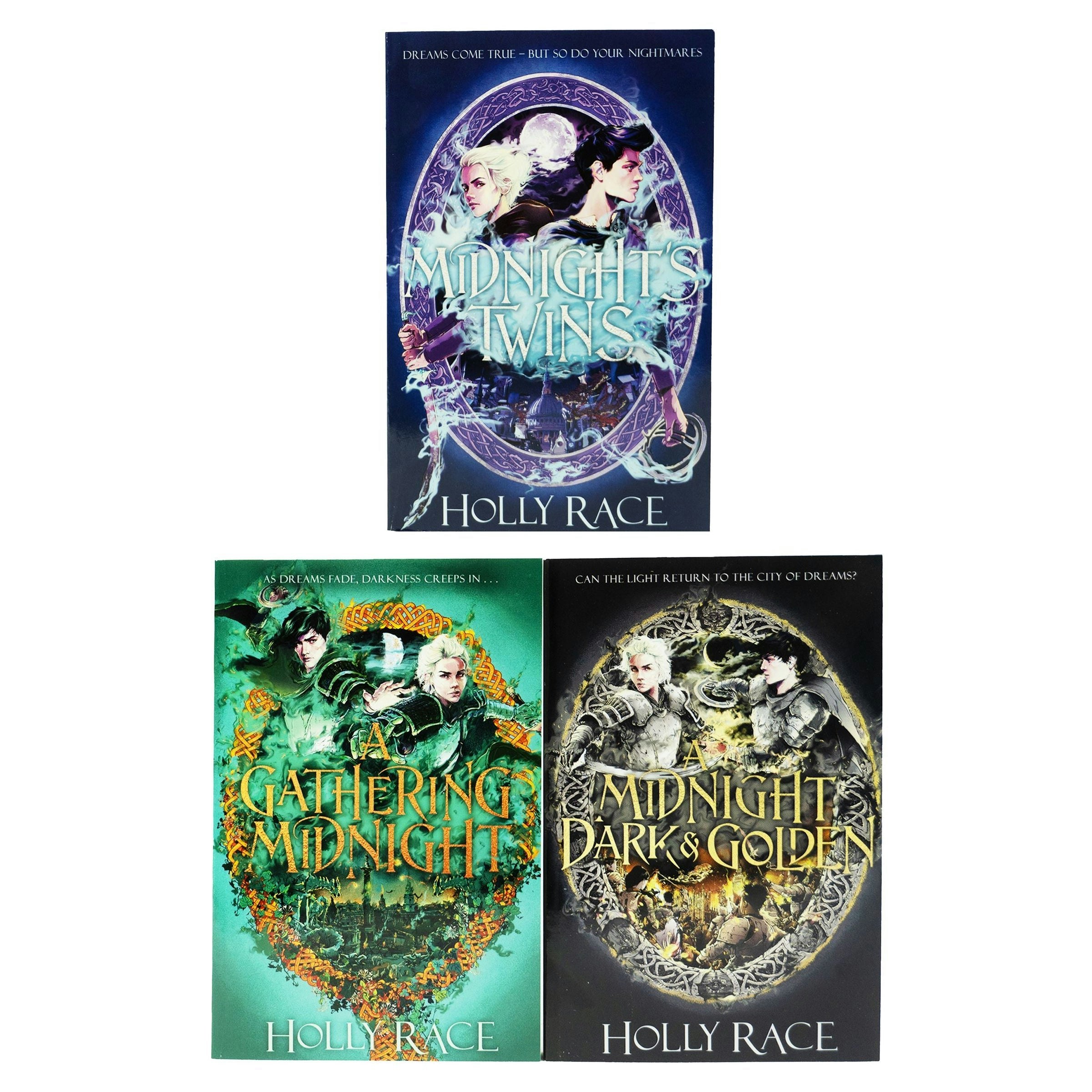 Hot Key Books Dark/Golden City Of Nightmares 3 Book Set Midnights Twins, A Gathering Midnight & A Midnight &