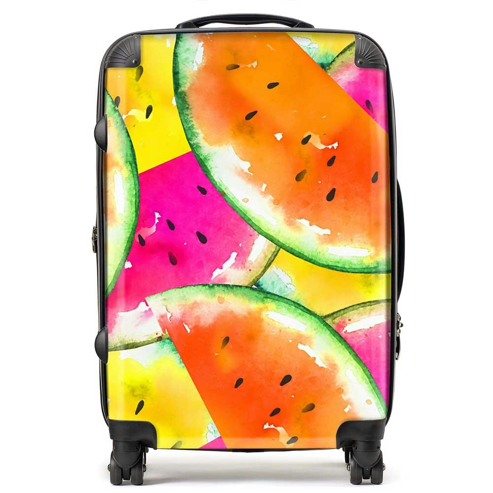 Warren Reed Watermelon Design Suitcase - Medium