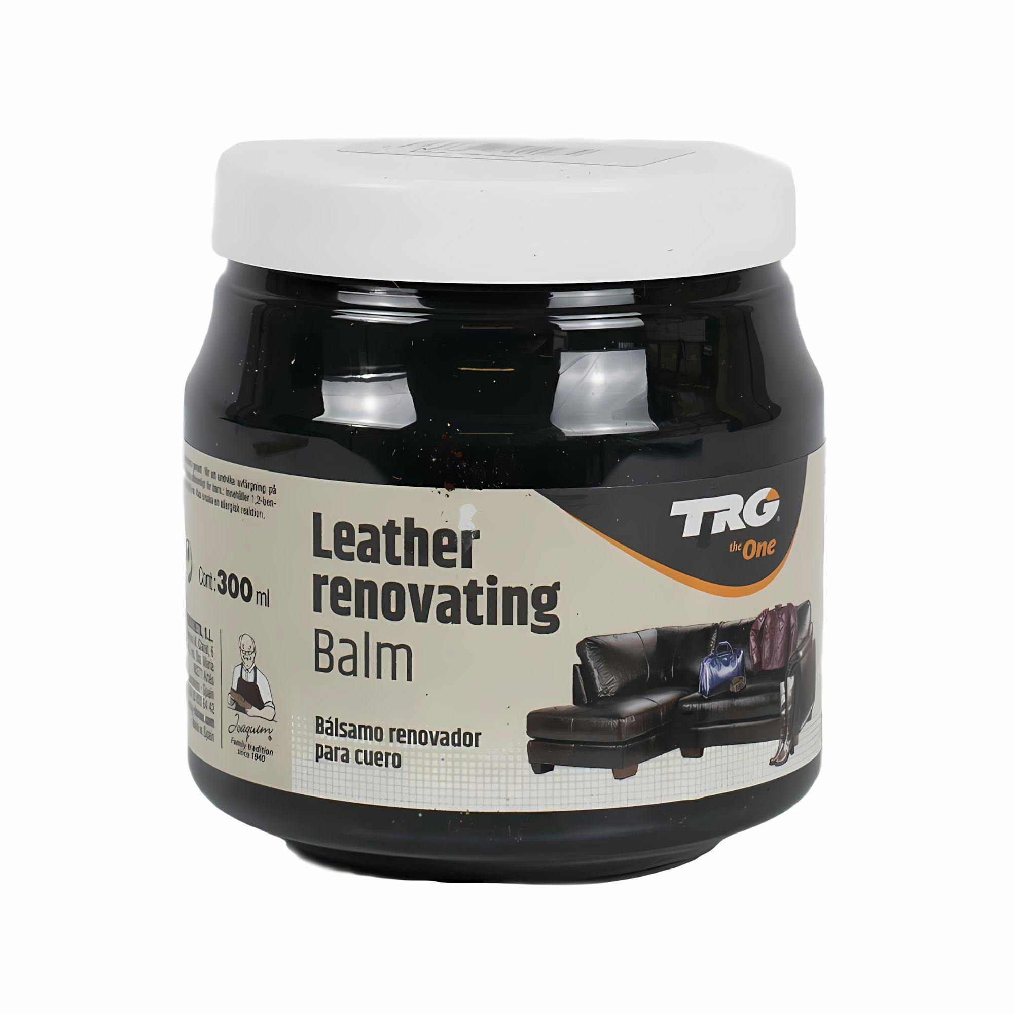 Rackhams Green Leather Renovating Balm For Colour Restoration Of Smooth Leather 300Ml