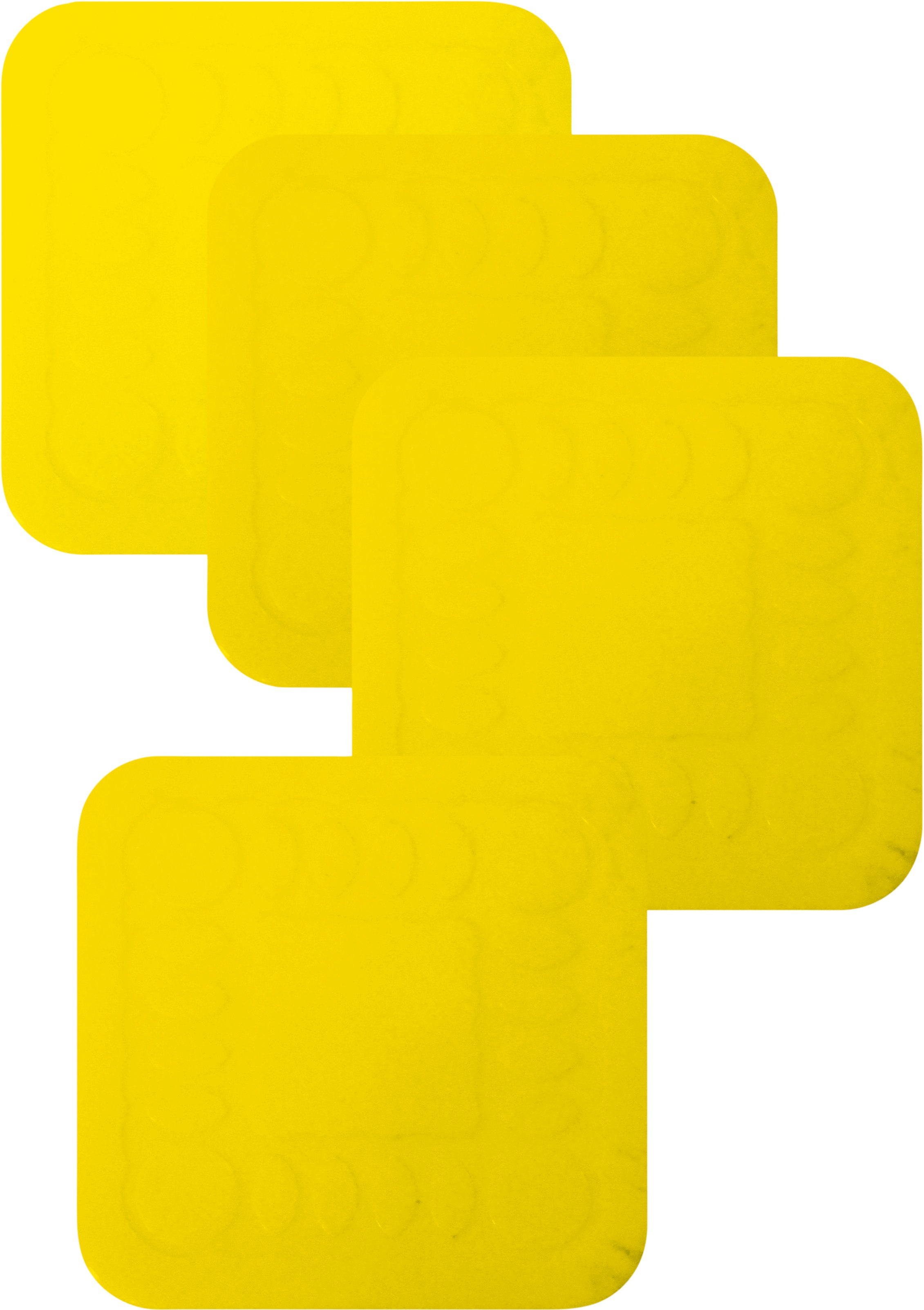 Aidapt Yellow 14Cm Square Coasters